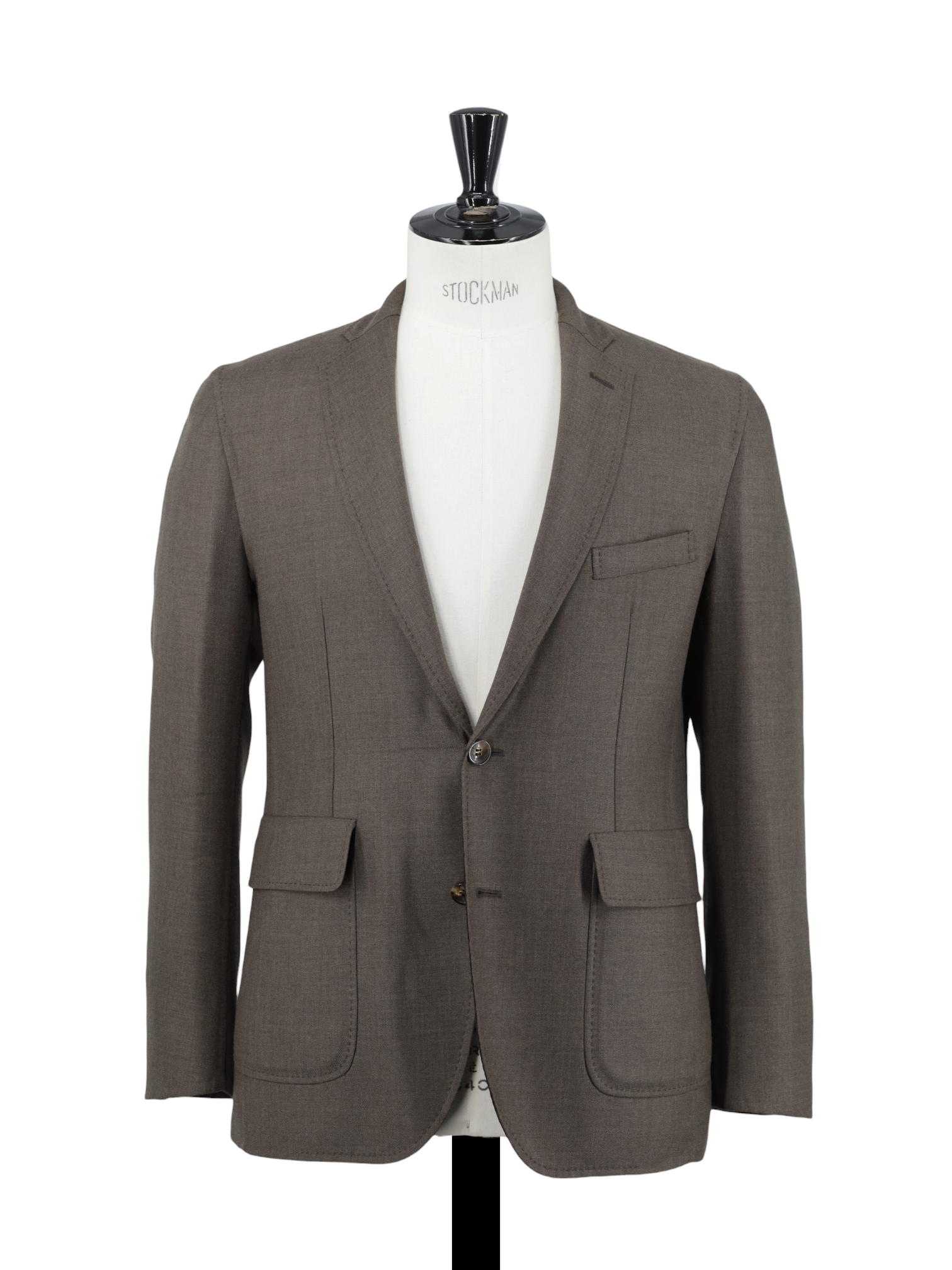 Brioni Taupe Wool & Silk Unconstructed "Metallica Collection" Jacket