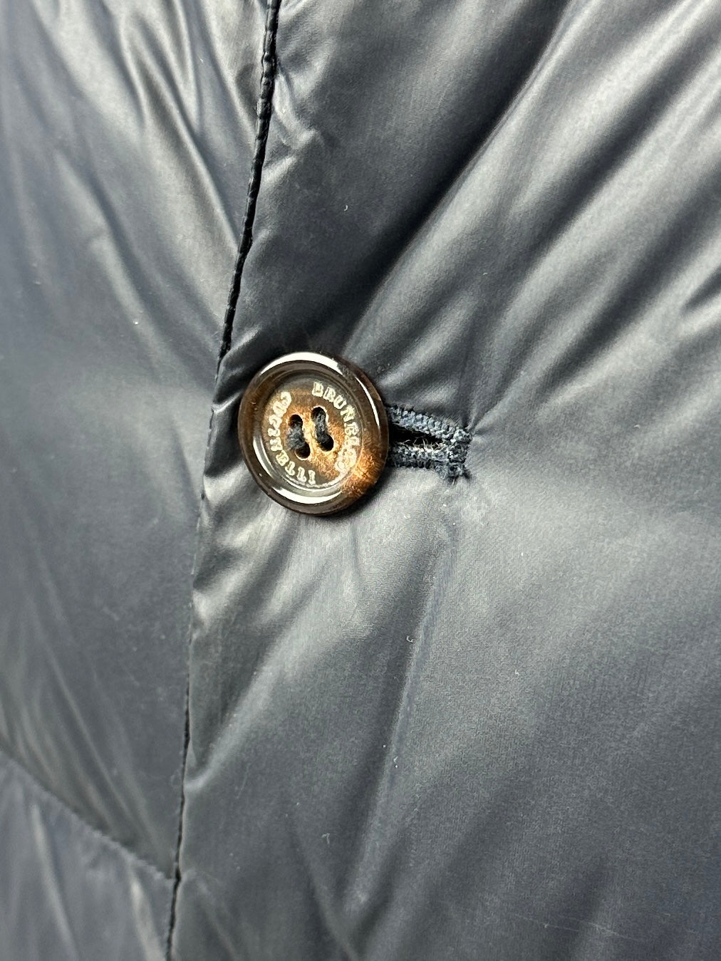 Brunello Cucinelli Blue Goose-Down Windbreaker