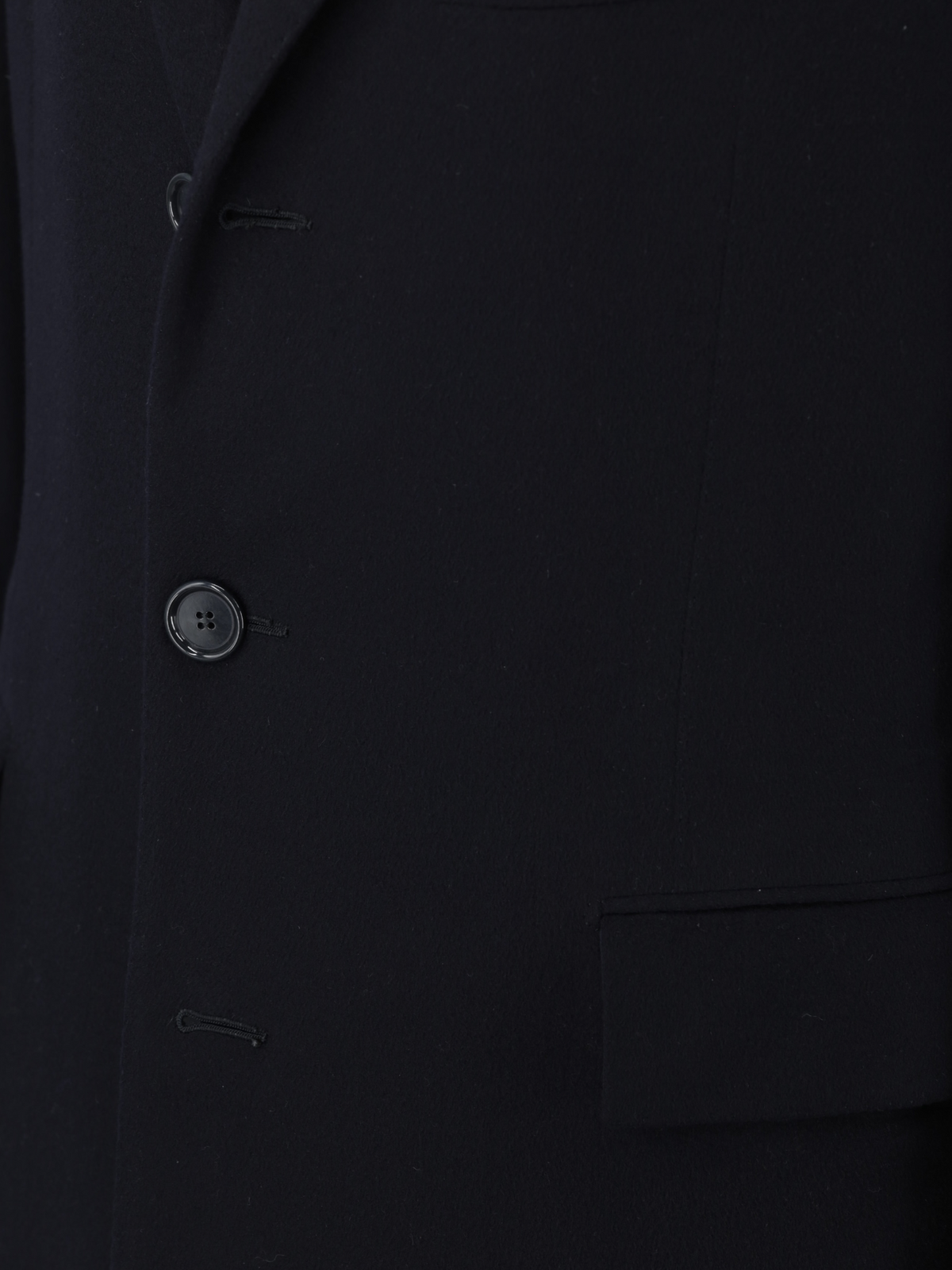 Cesare Attolini Navy Pure Cashmere Timeless Neapolitan Overcoat