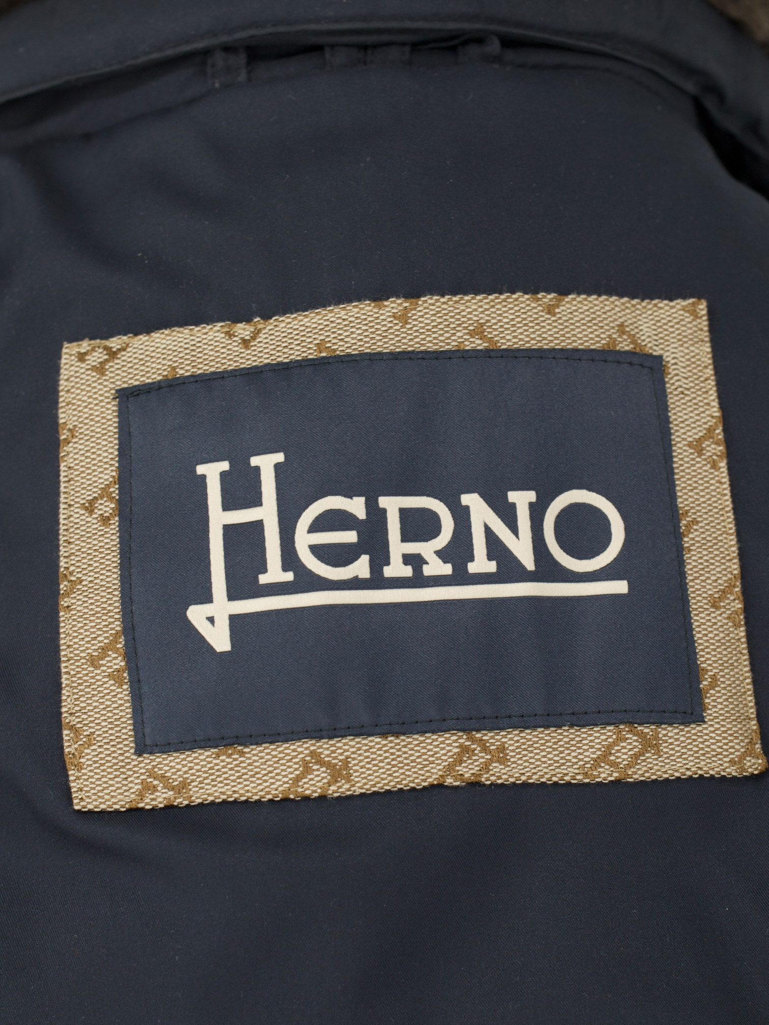 Herno Navy Polar-Tech Padded Winter Jacket