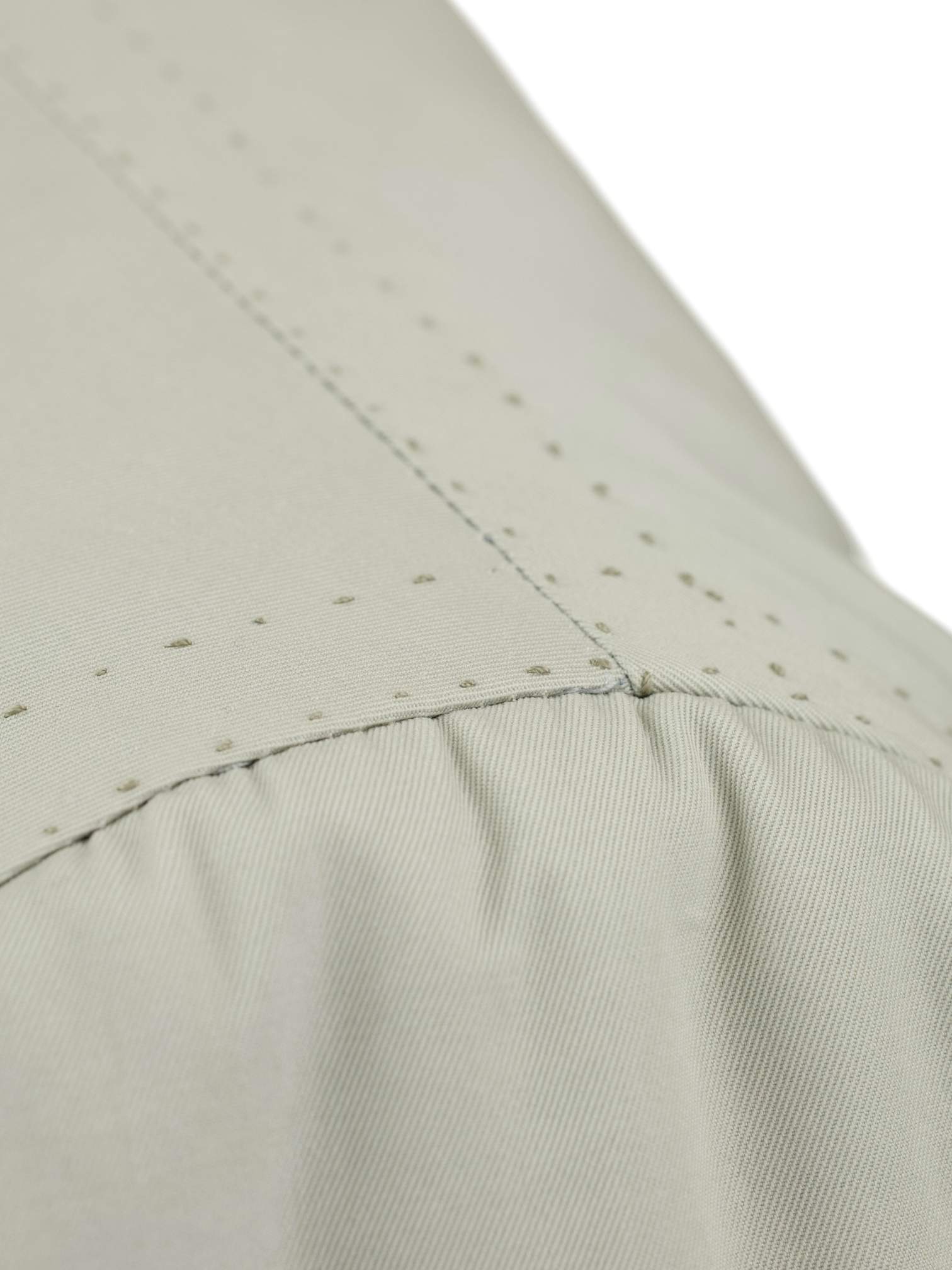 Cesare Attolini Beige Cotton Sartorial Summer Peacoat