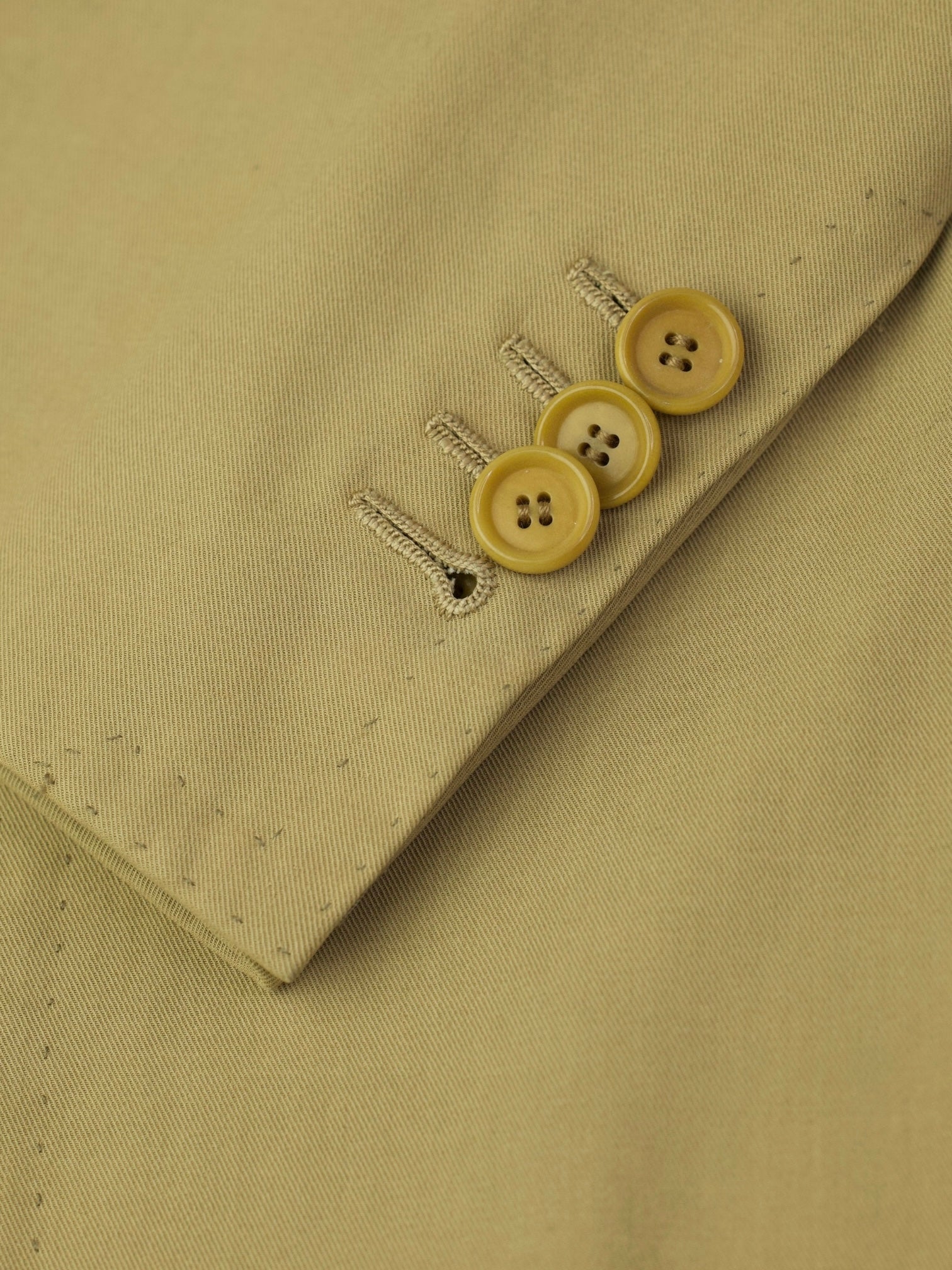 Cesare Attolini Beige Cotton-Twill Sartorial Summer Suit