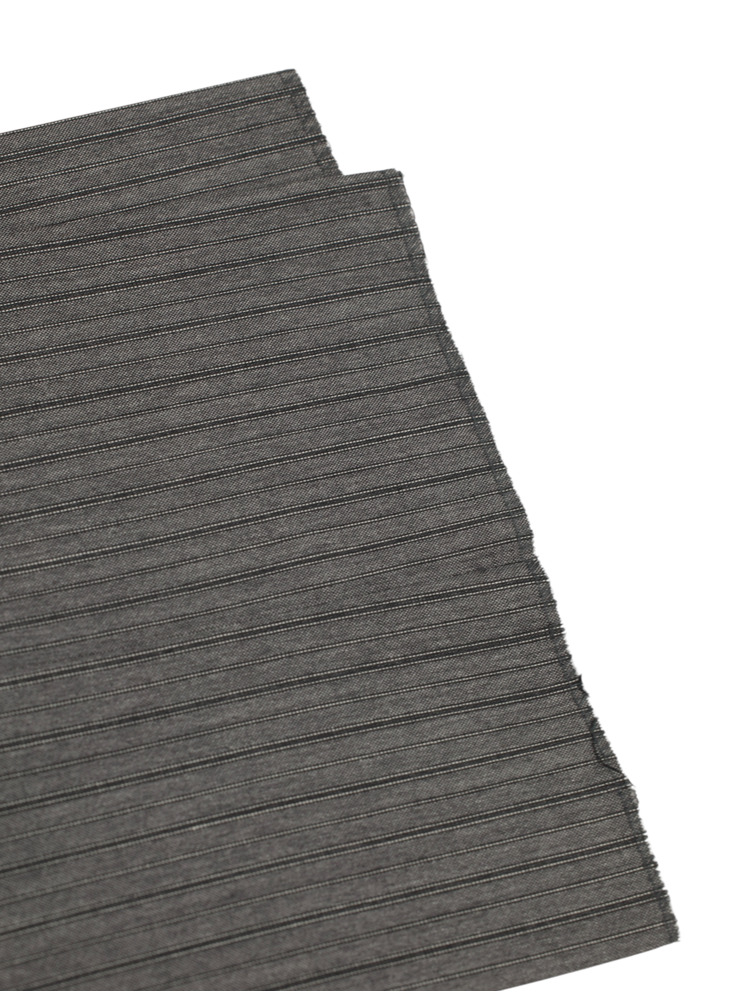 Canali Grey Fine Wool Ceremonial Multi-Pinstripe Spongebag Trousers