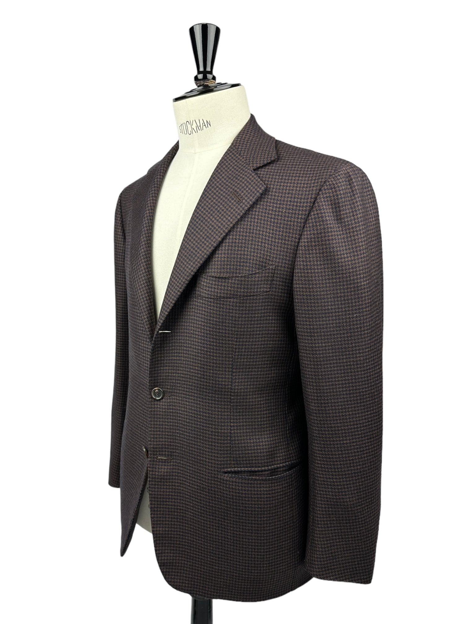 Cesare Attolini Dark Brown Pied de Poule Jacket