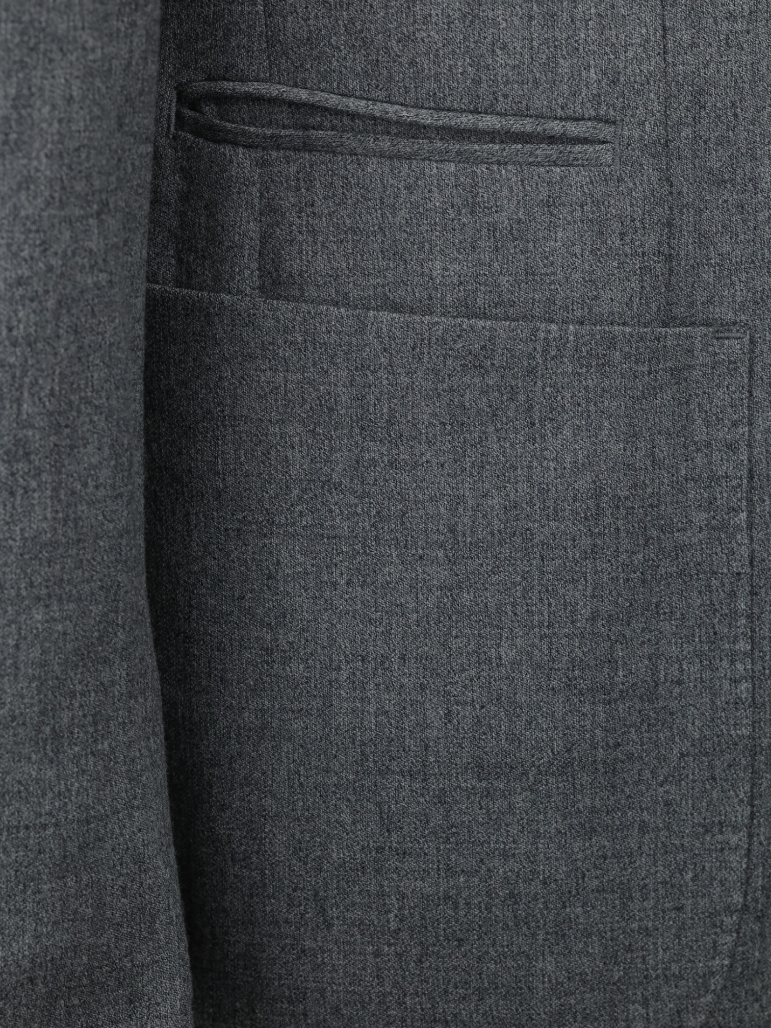 Z-Zegna Grey Tech-Merino Washable Wool Suit