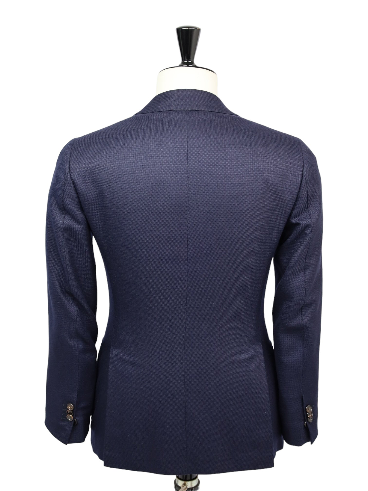 Cesare Attolini Navy Open Weave Wool & Cashmere Jacket