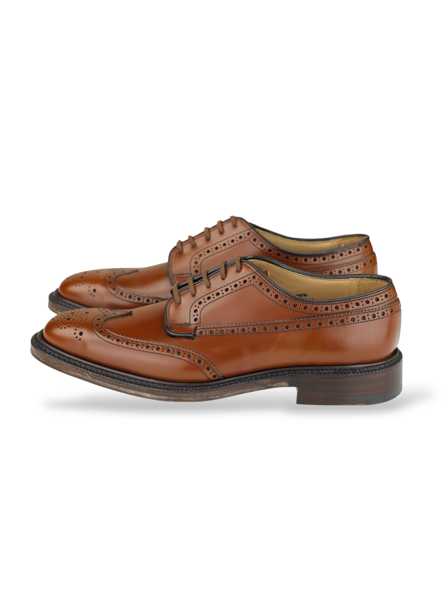 Church's Cognac Brown Grafton Brogue Derby Lace-ups