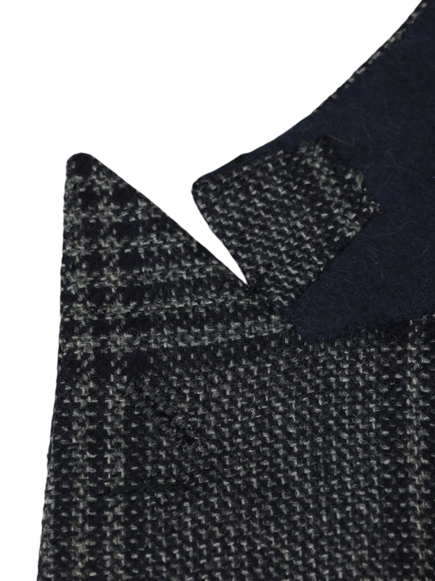 Cesare Attolini Grey Pure Cashmere Prince de Galles Jacket