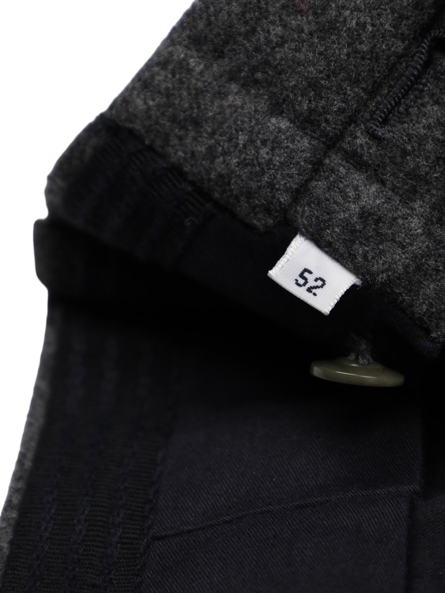 Kiton Grey Timeless Flannel Trousers