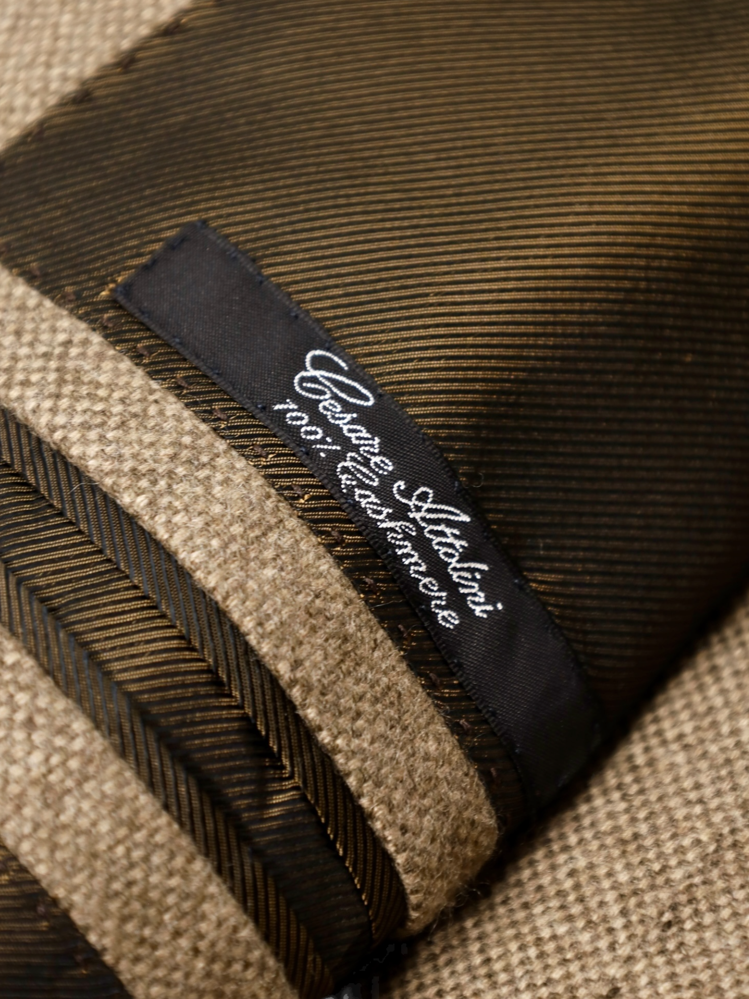 Cesare Attolini Light Brown Cashmere Jacket
