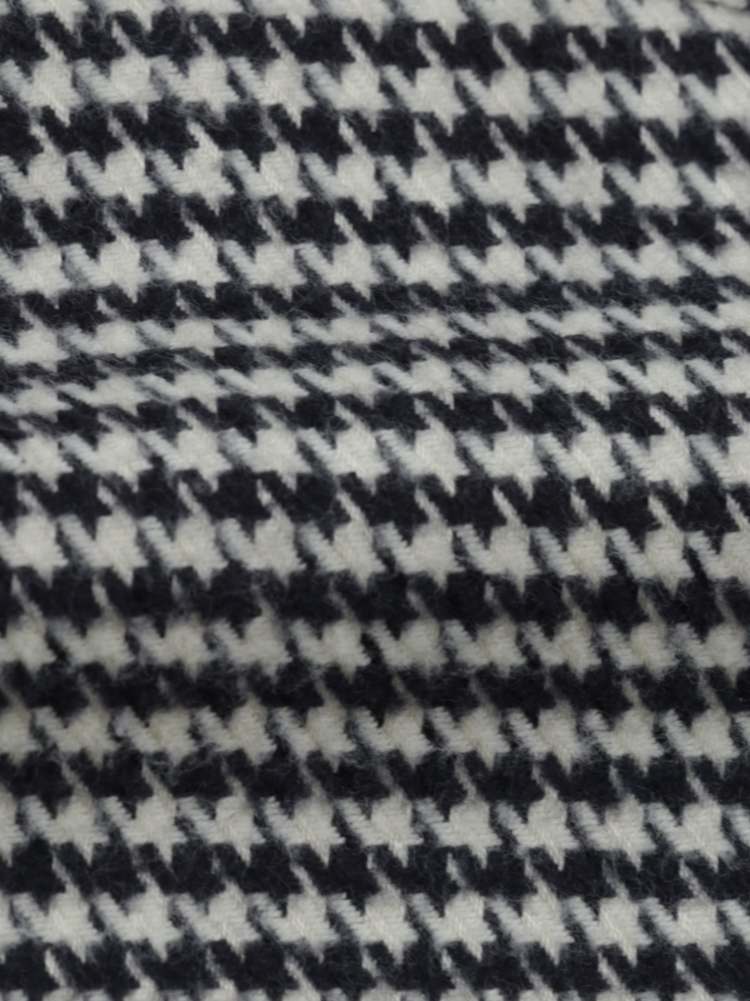Borriello Black & White Heavyweight Cotton-Flannel Pied de Poule Overshirt