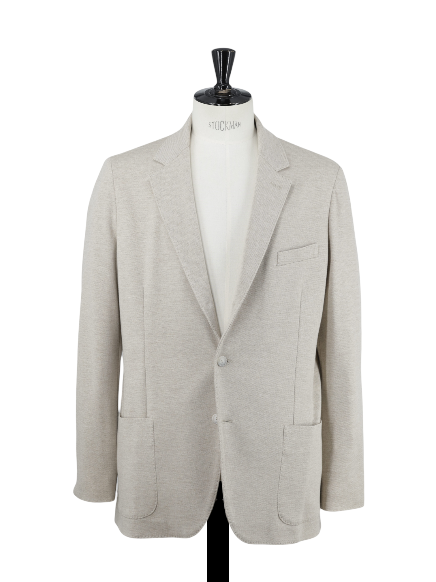 Mandelli Sand Wool & Cotton Knitted Jacket