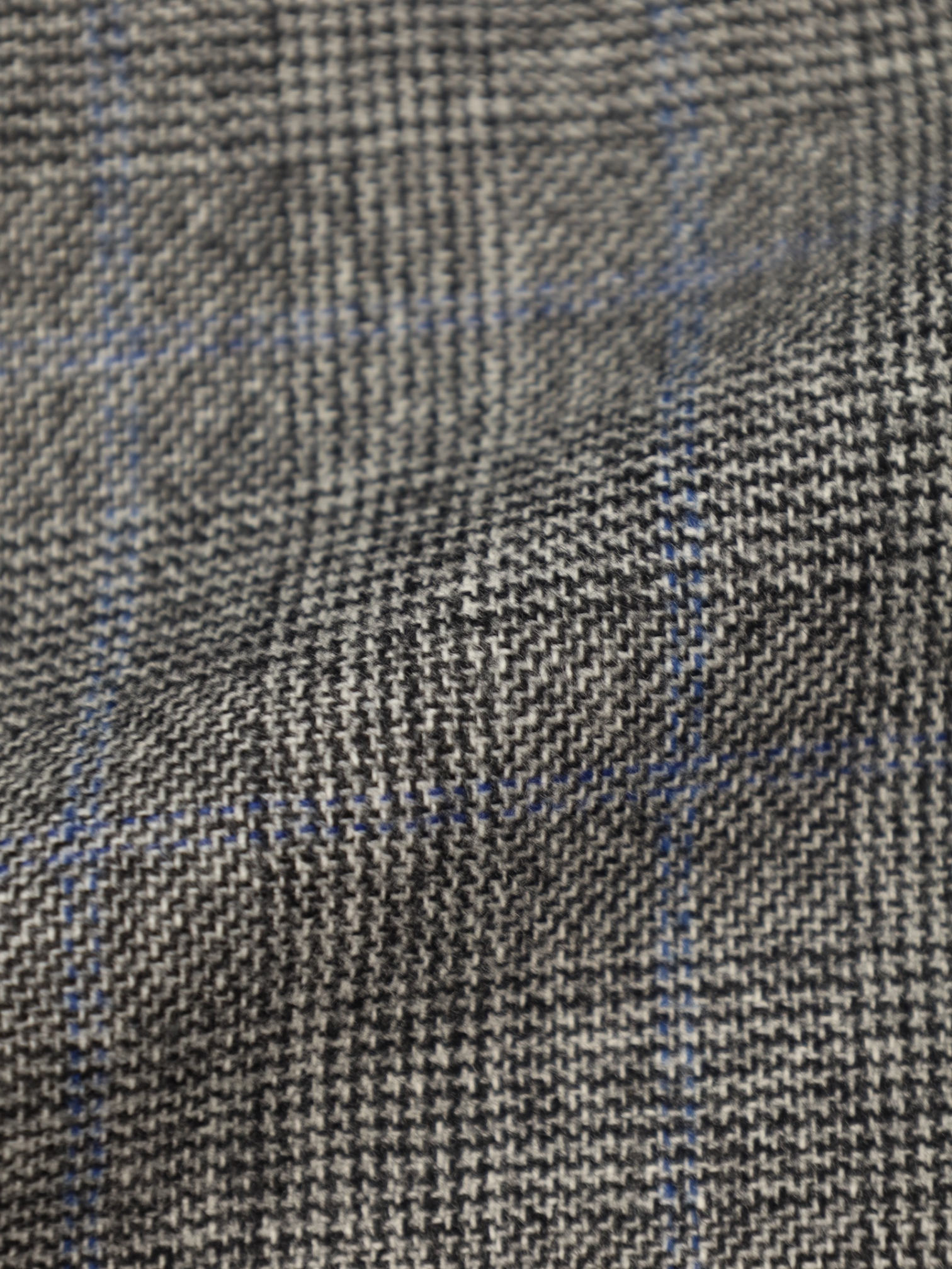Brioni Grey Prince of Wales Check Flannel Nomentano Suit