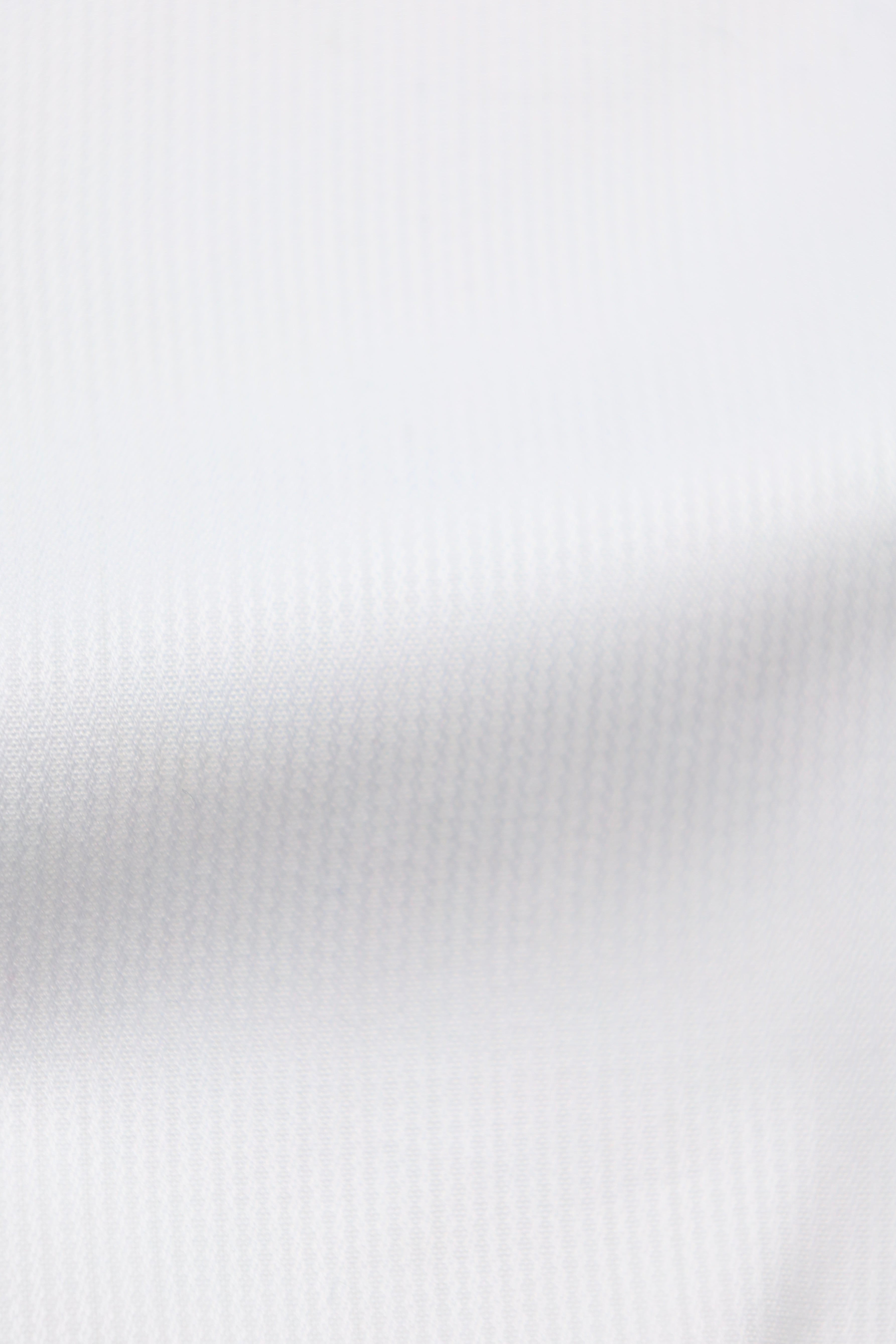 Fray White Cotton Micro-Stripe Shirt