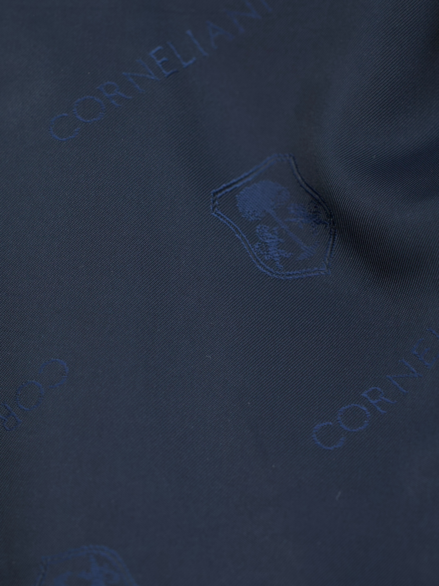 Corneliani Navy Virgin-Wool Vespa Coat Jacket