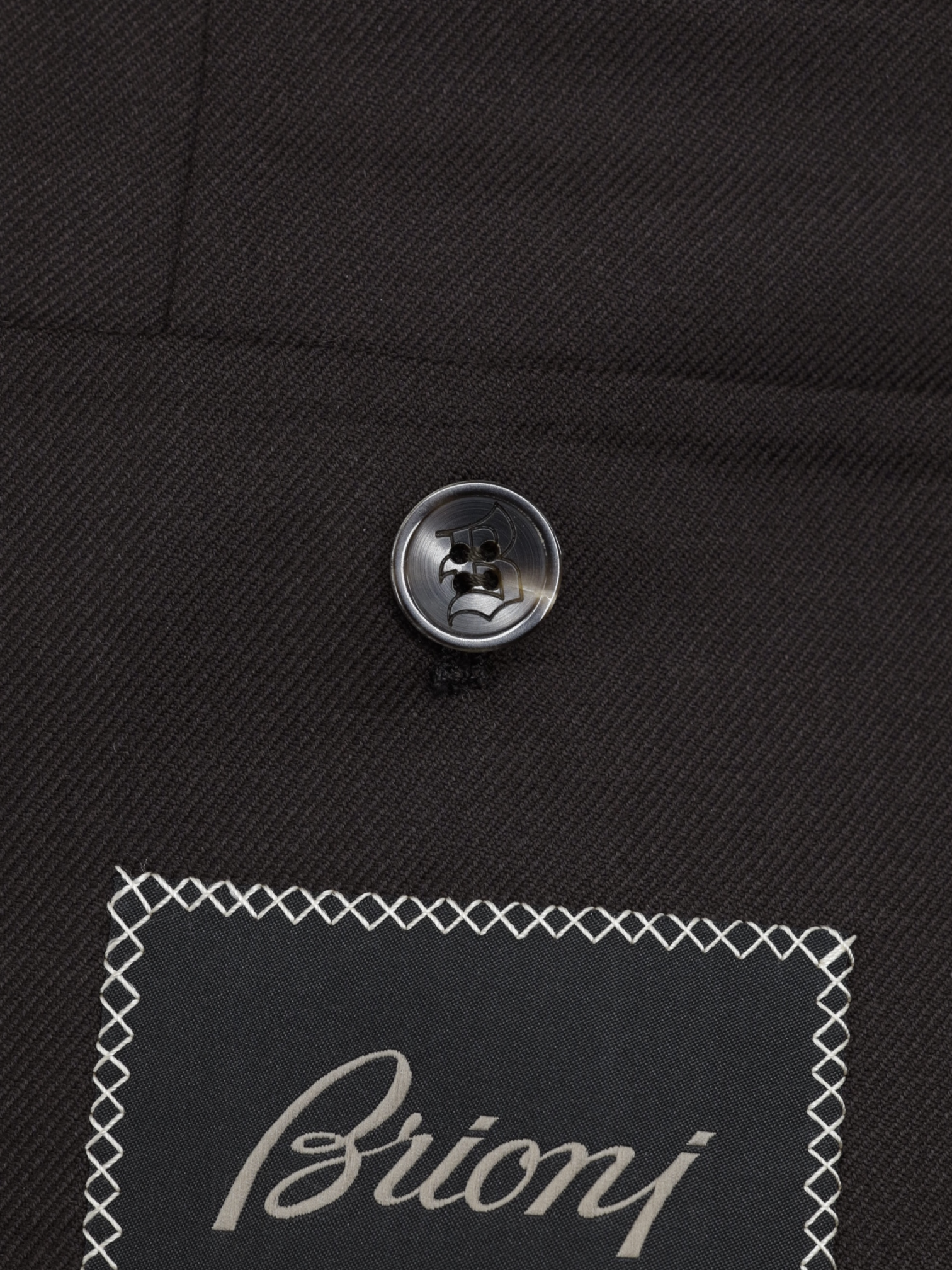 Brioni Taupe Wool & Silk Unconstructed "Metallica Collection" Jacket