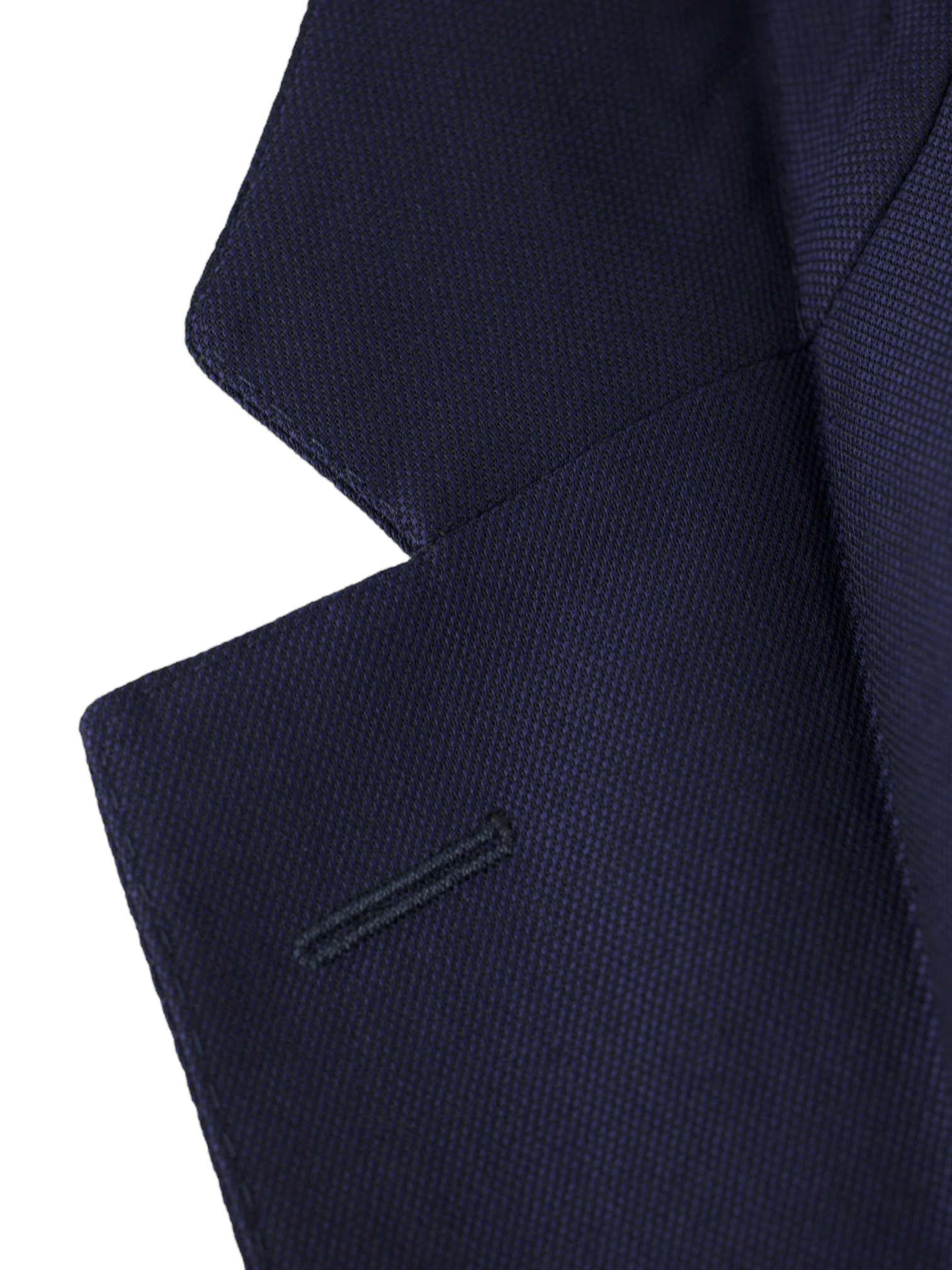 Ermenegildo Zegna Navy Wool "10 Pockets" Birdseye Jacket