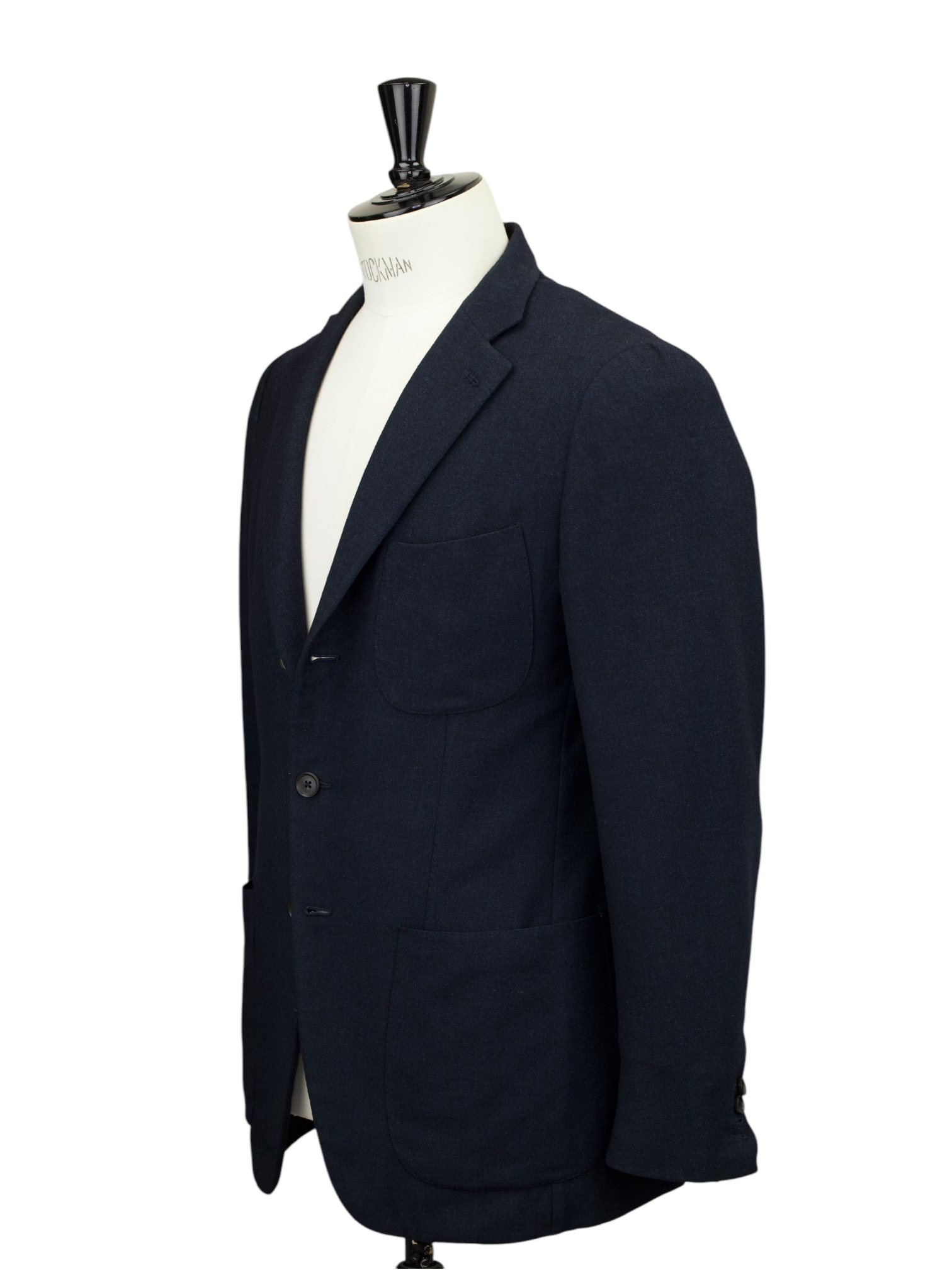 Isaia Navy Plushy Cashmere & Silk "AquaCashmere" Jacket