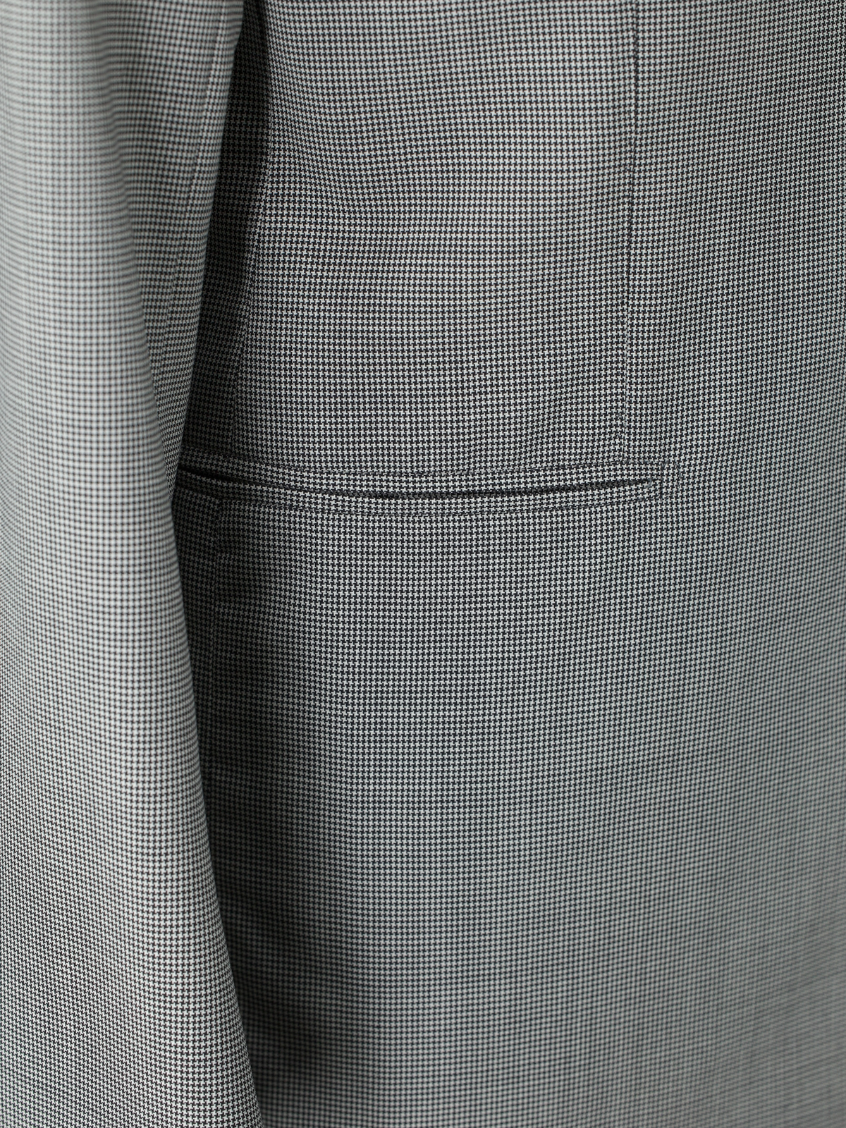 Orazio Luciano Black & Grey Fine-Wool Puppytooth Suit