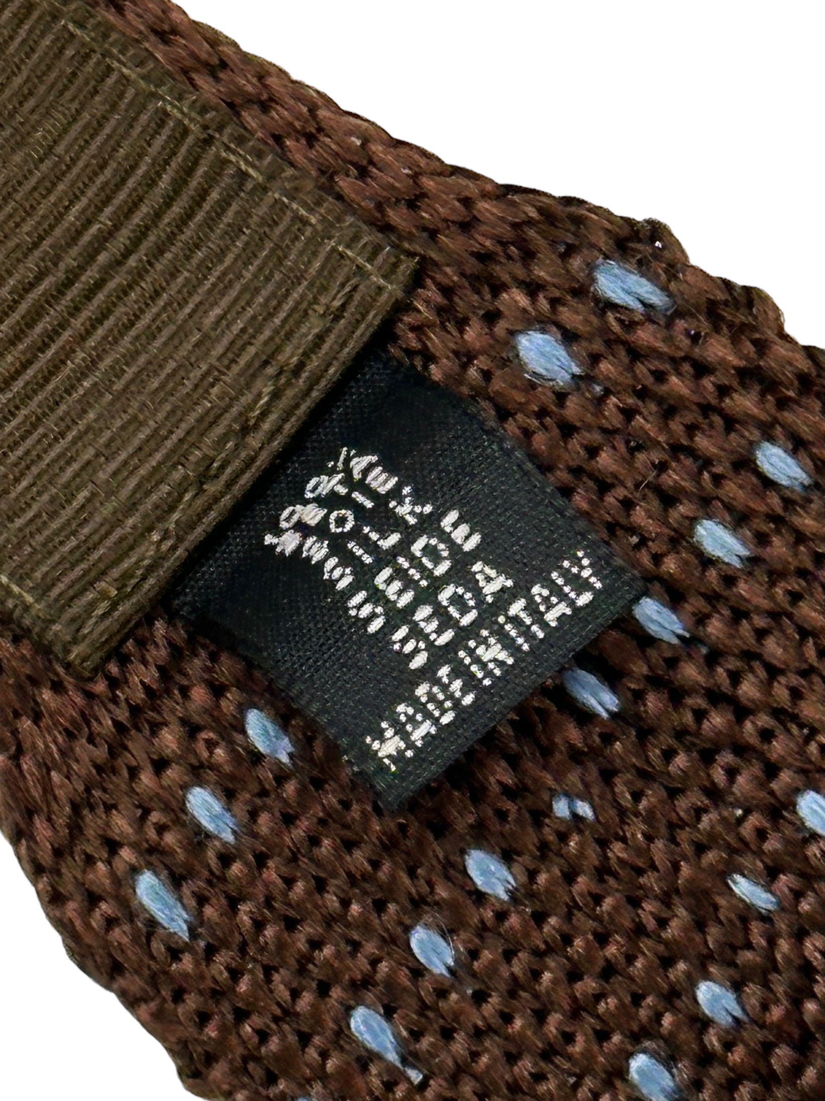 Kiton Brown Silk Knitted Tie