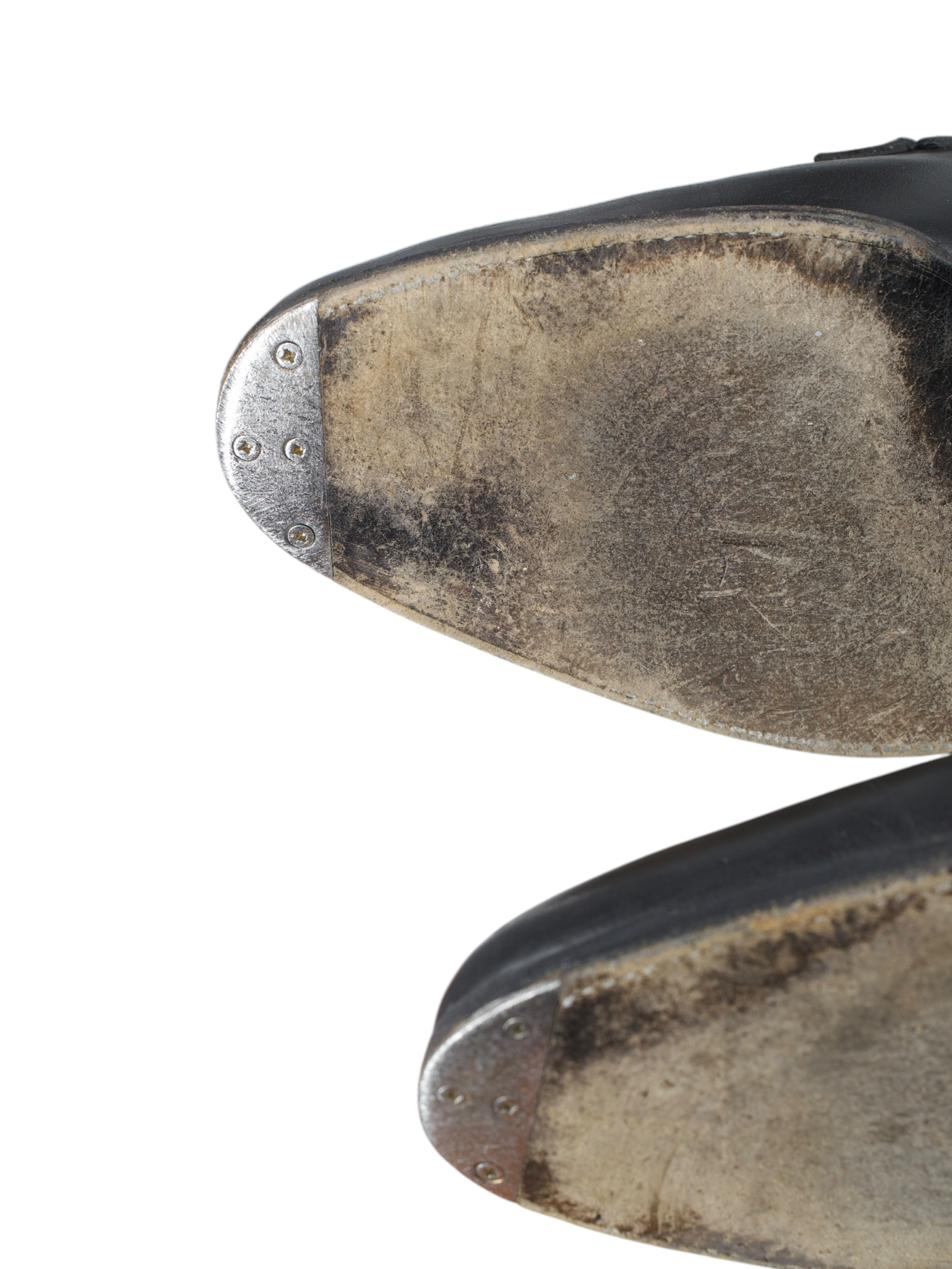 Saint Crispin's Black Calfleather Entwinded-Strap Loafer