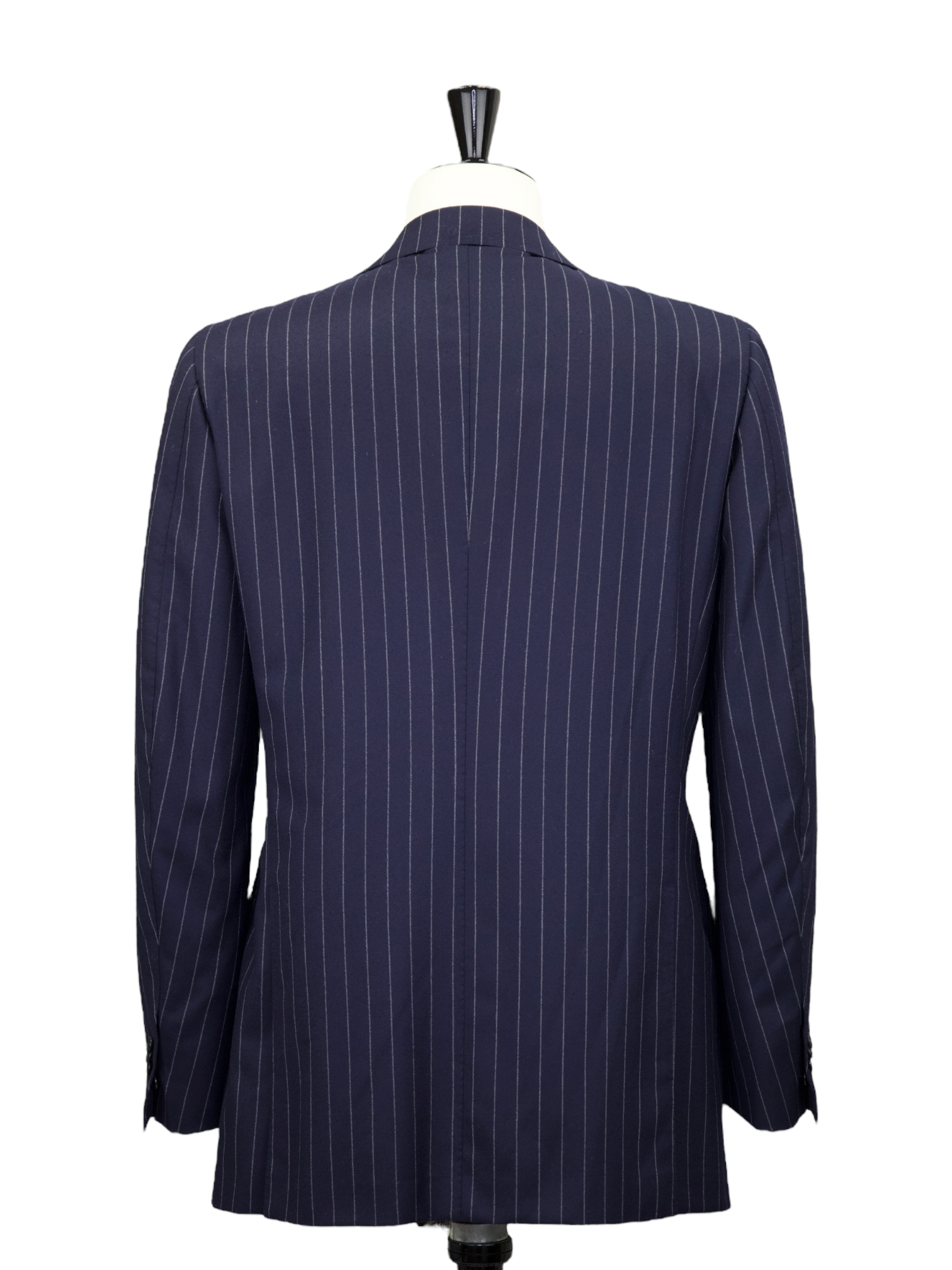 Cesare Attolini Navy Brushed Super 120’s Pinstripe Suit