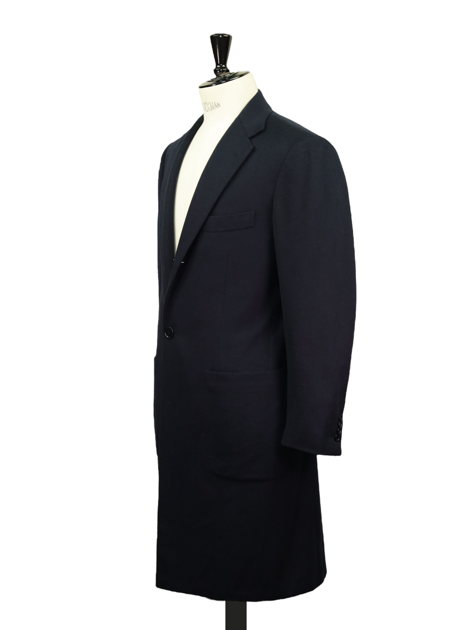 Kiton Navy Pure Plushy-Cashmere Timeless Overcoat