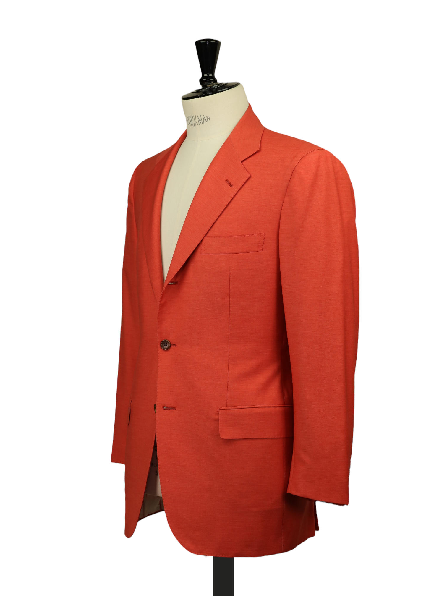 Kiton Coral Red Cool-Wool "La Grande Bellezza" Jacket