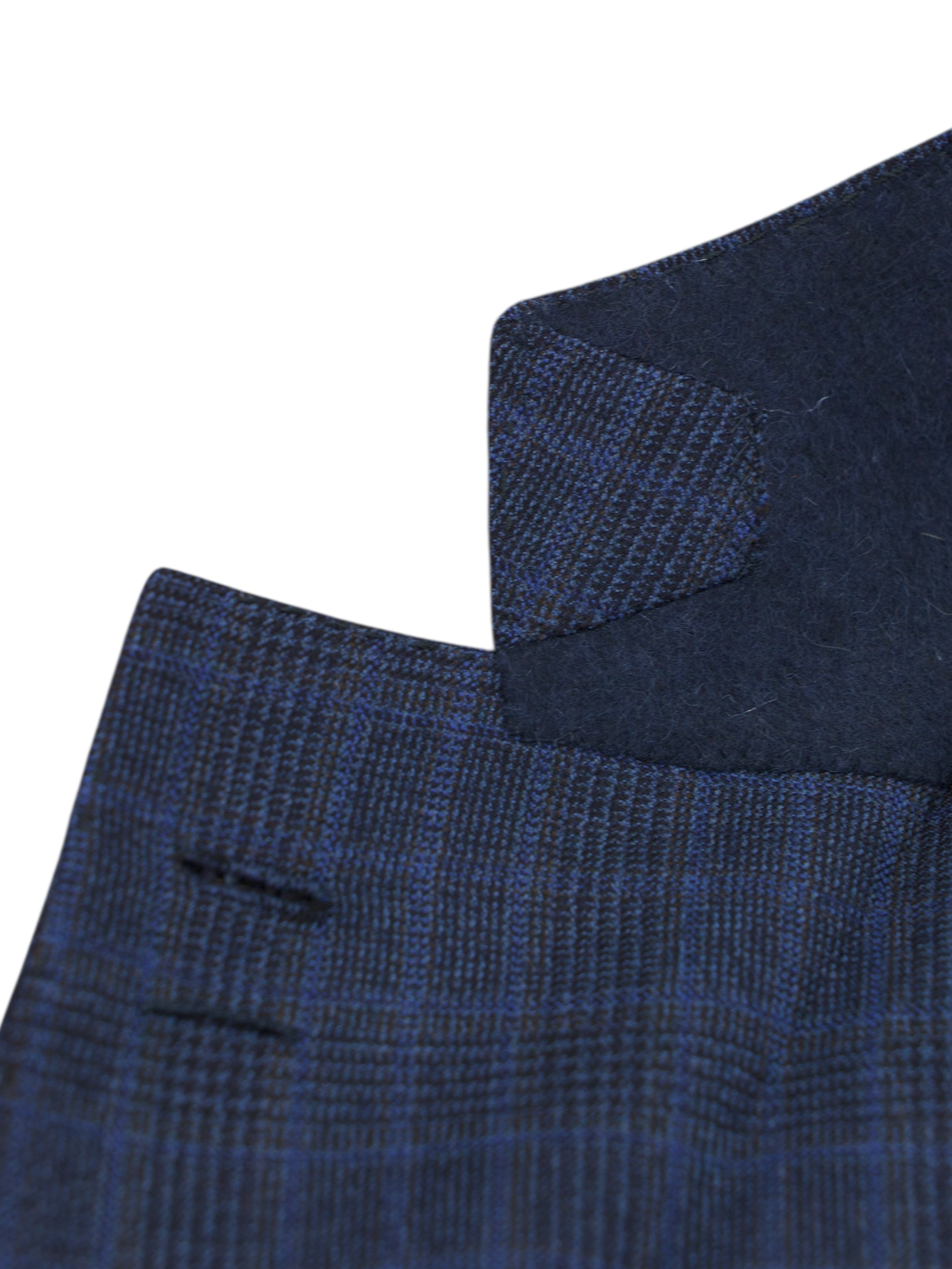 Cesare Attolini Royal Blue Pure-Wool Checkered Suit