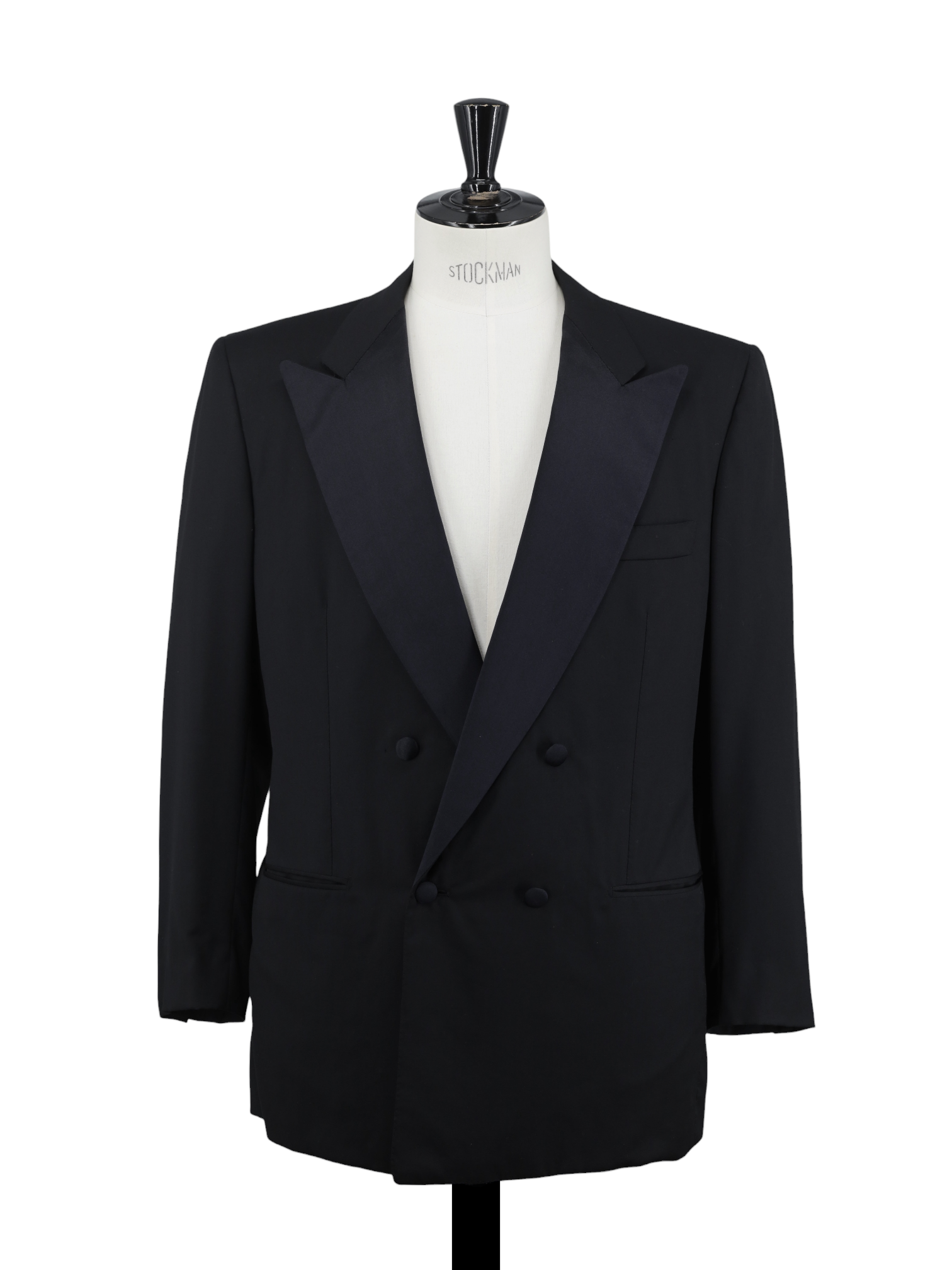 Kiton Black Vintage Fine-Wool Double Breasted Tuxedo Dinner Jacket