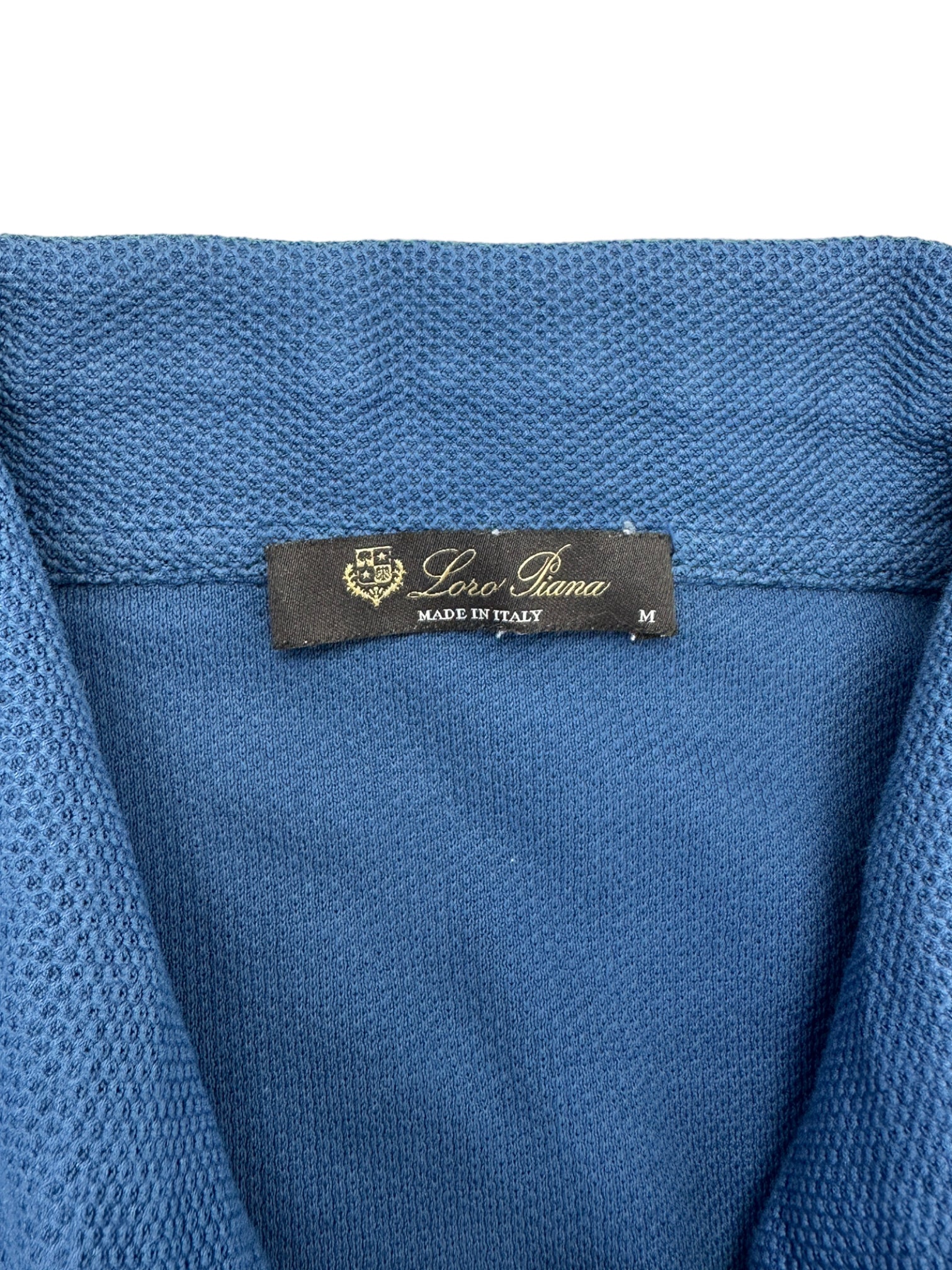 Loro Piana Slim-Fit Stretch-Katoen Piqué Polo Shirt