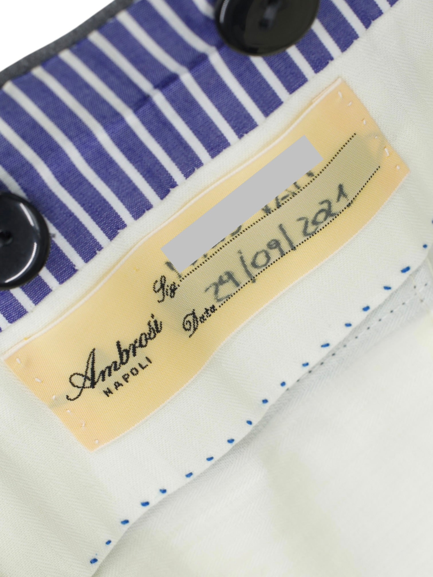 Orazio Luciano & Ambrosi Grey Double-Breasted Fine-Wool Twill Suit