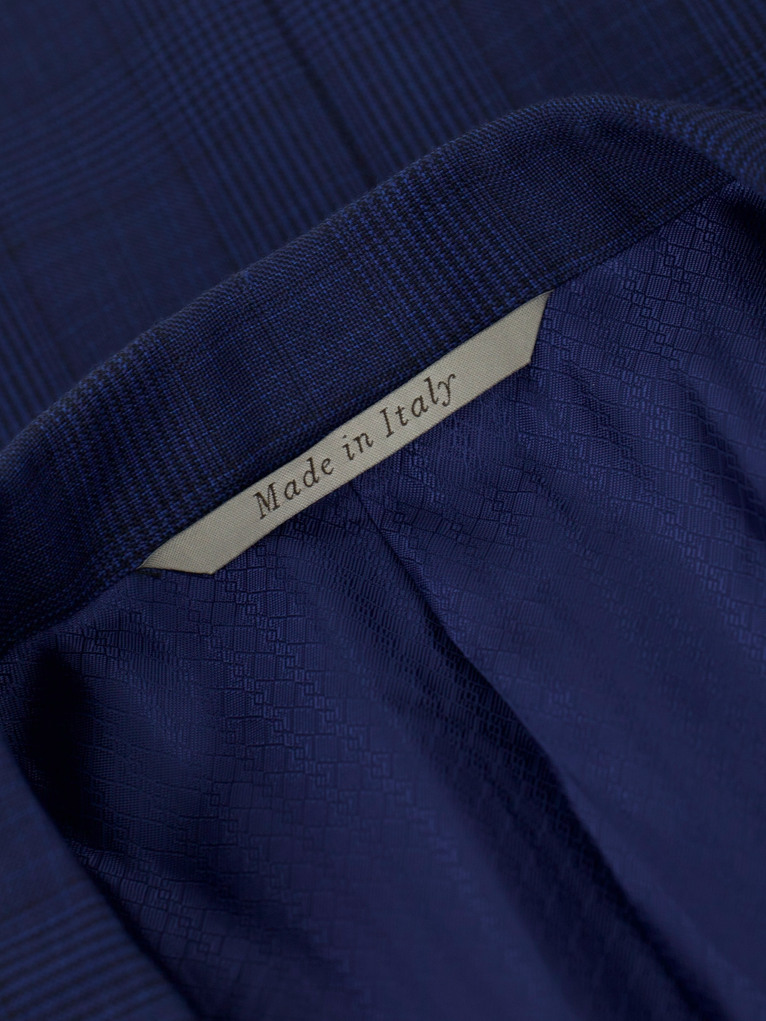 Canali Bright-Blue Super 150's Glenplaid Suit
