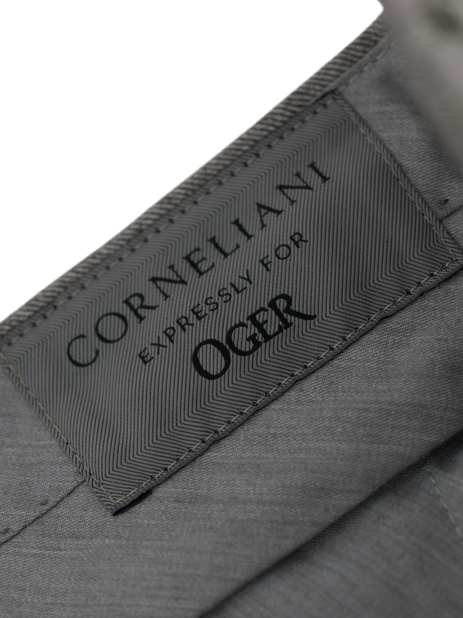 Corneliani Light Brown Wool, Cashmere & Stretch Twill Winter Trousers