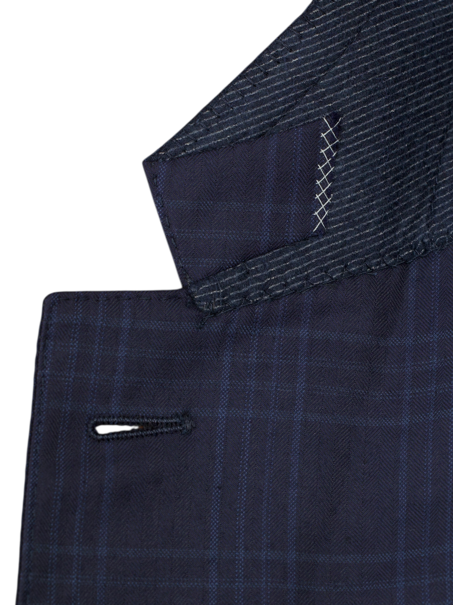 Ermenegildo Zegna Dark Blue 12milmil12 Checkered Mila Suit