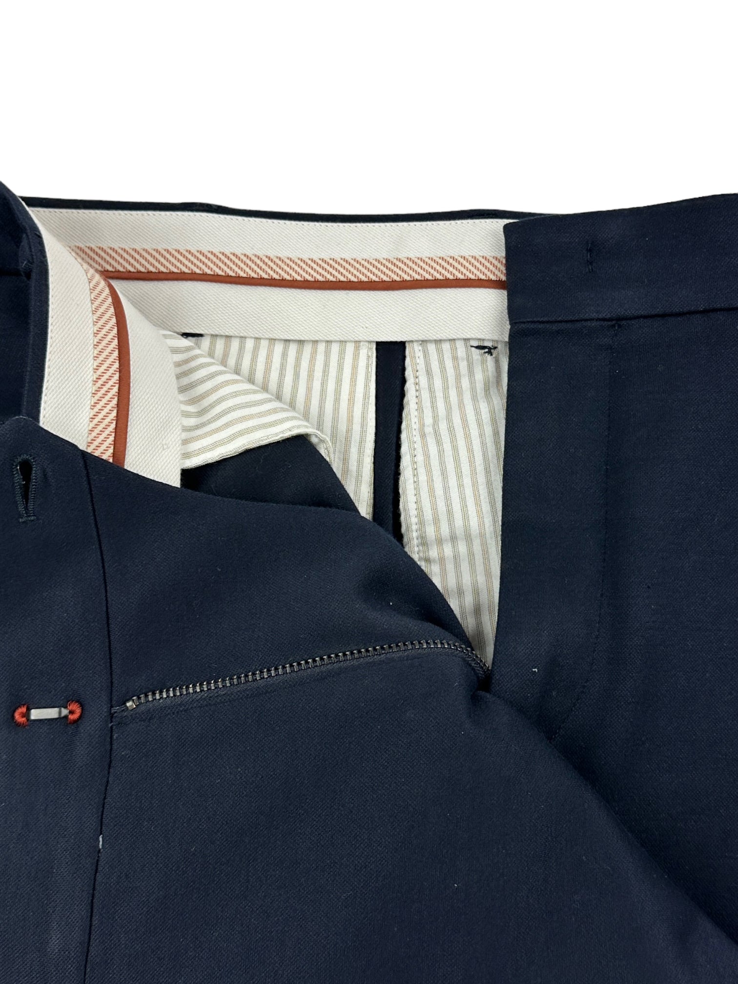 Loro Piana Midnight Blue Flannel Trousers