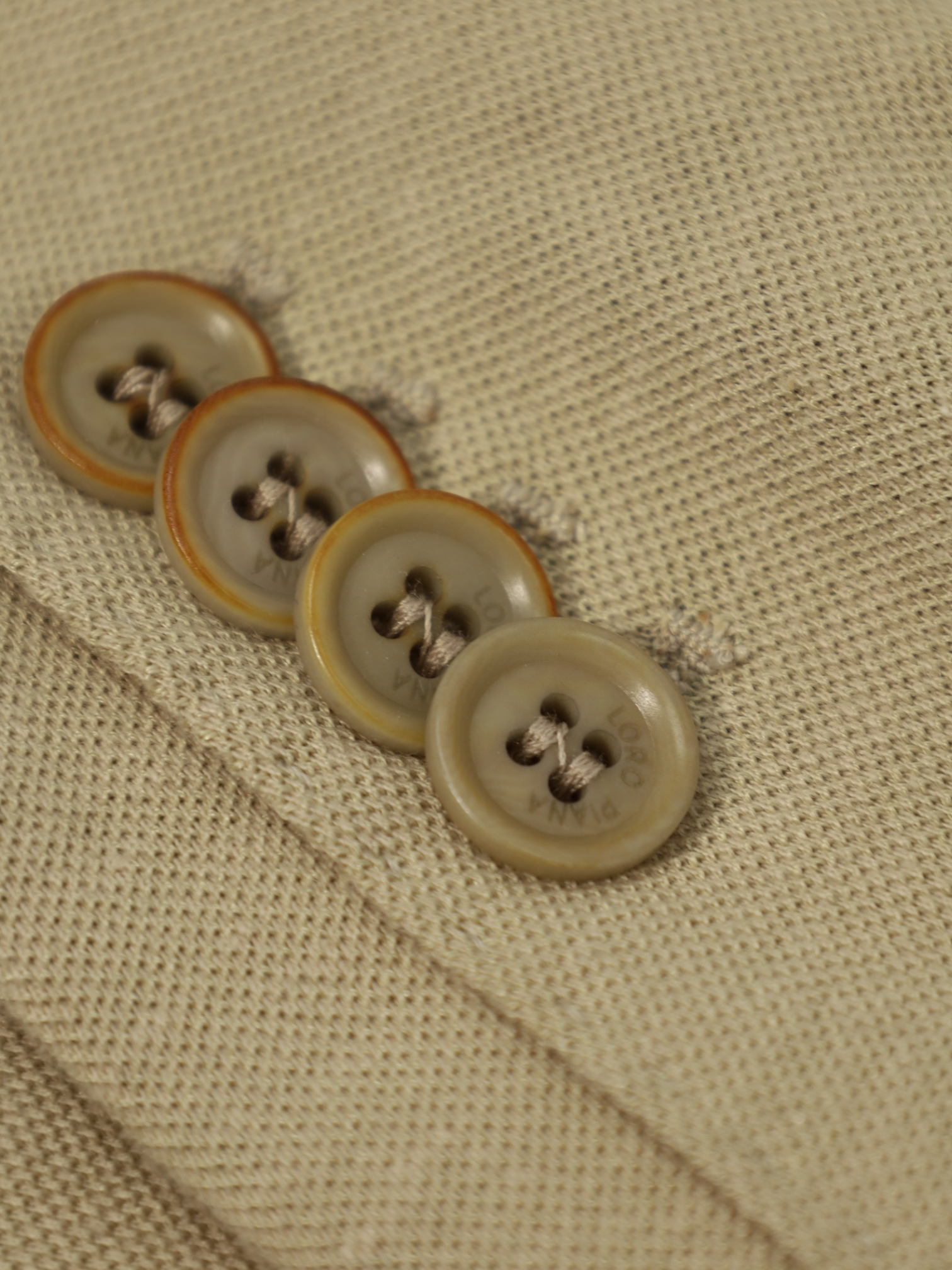 Loro Piana Sand Cotton, Silk & Linen Unconstructed Knitted Jacket