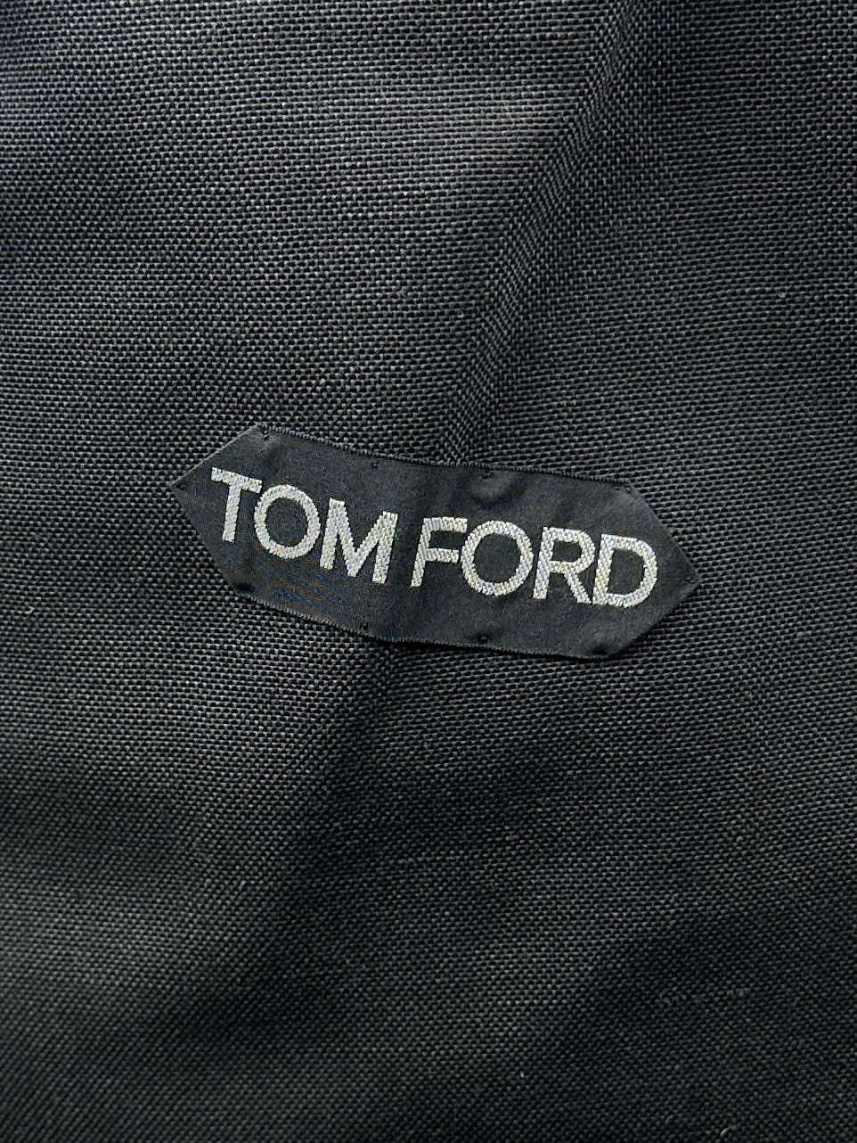 Tom Ford Black Wool, Linen & Mohair Jacket