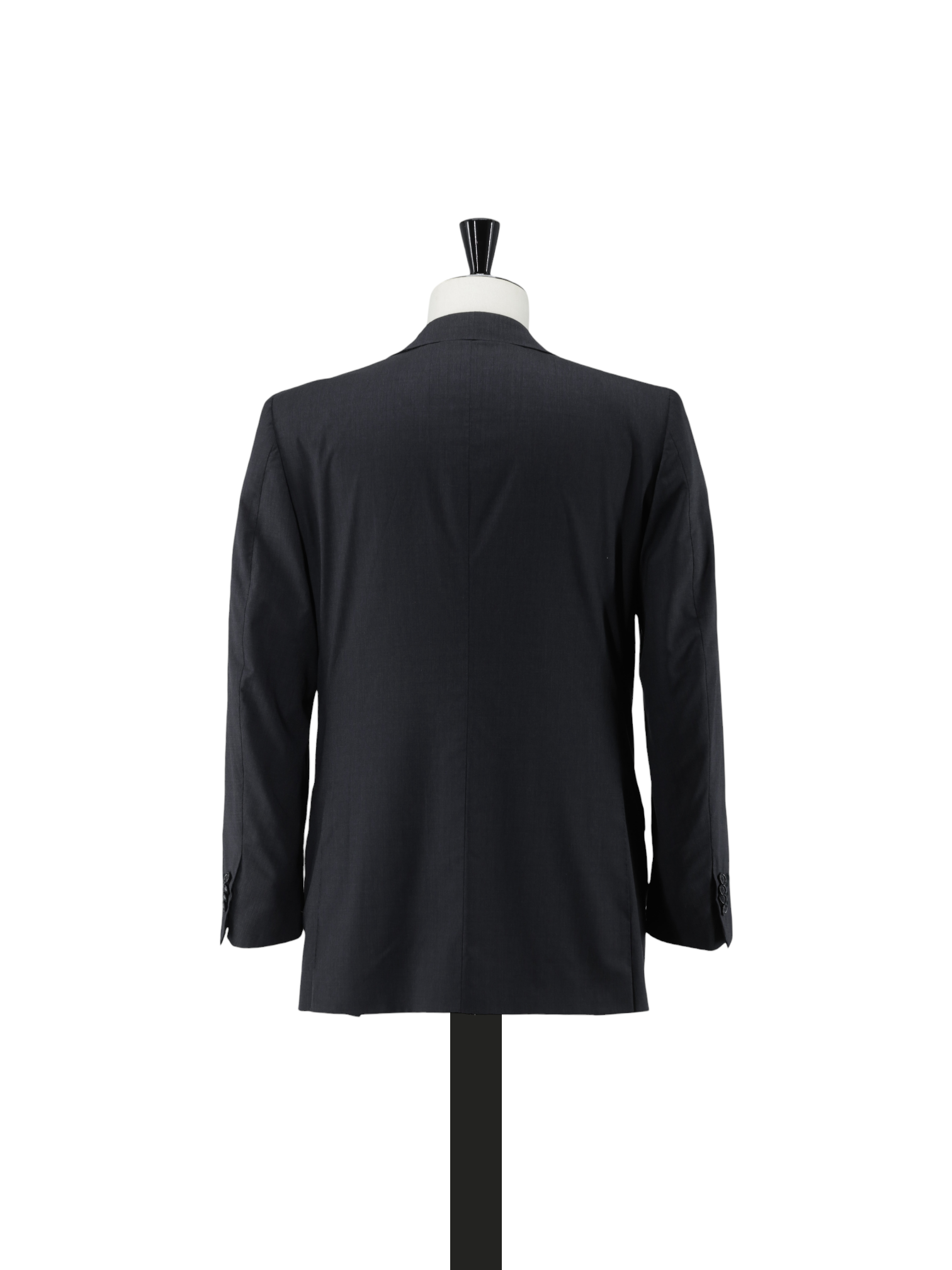 Cesare Attolini Charcoal Super 180's Pinpoint Business Suit