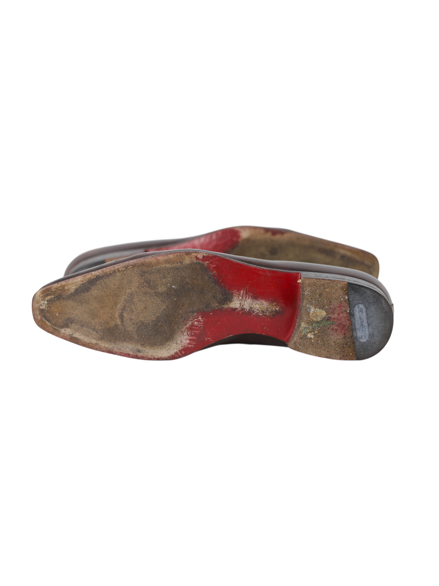 Santoni Dark Brown Museum-Calf Strap Loafer