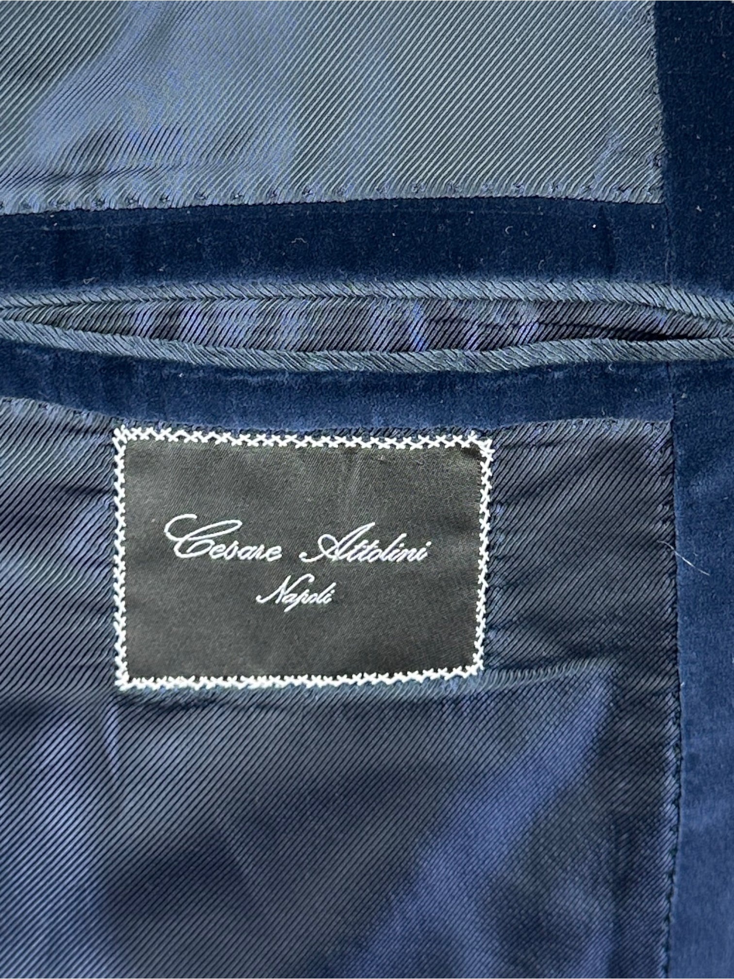Cesare Attolini Blue Velvet Jacket