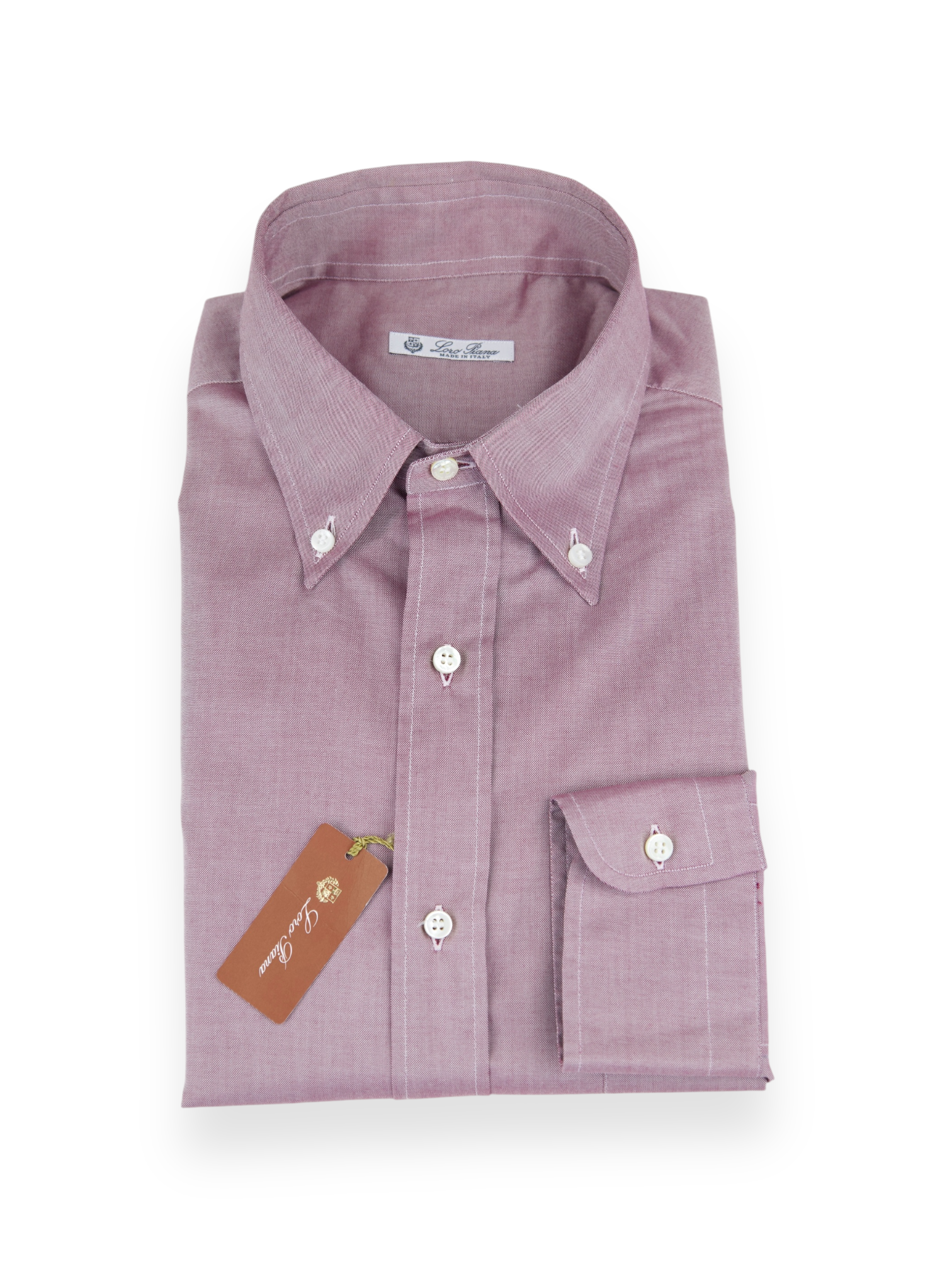 loro piana dress shirt Loro Piana Old Pink Cotton Twill Shirt