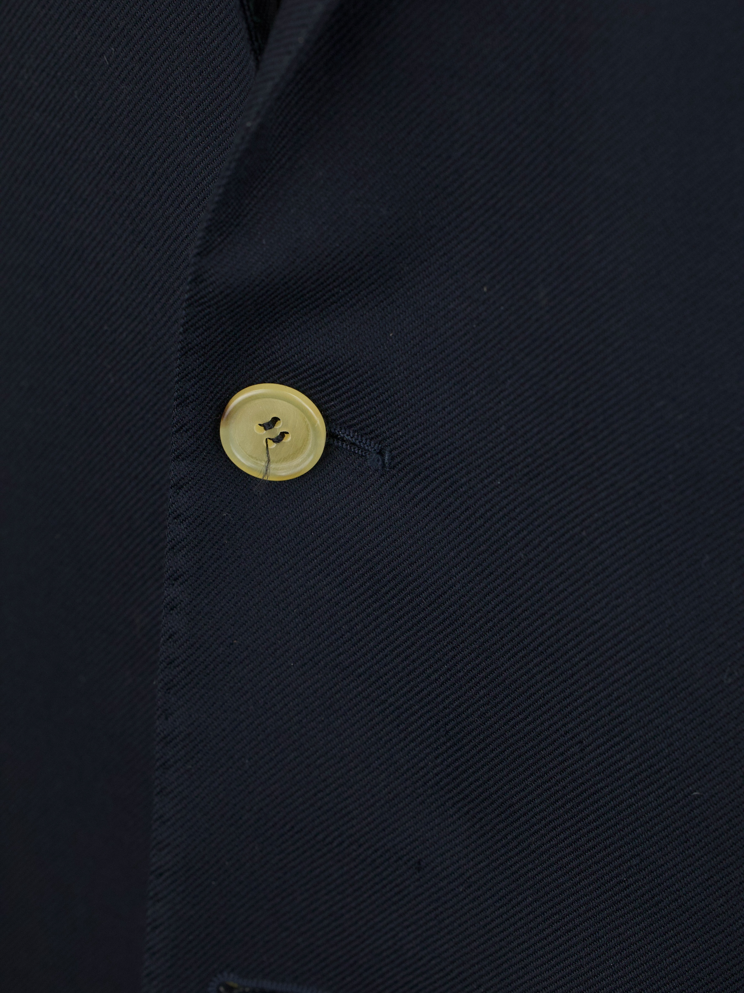 Caruso Navy E.Thomas Wool-Twill Blazer Jacket