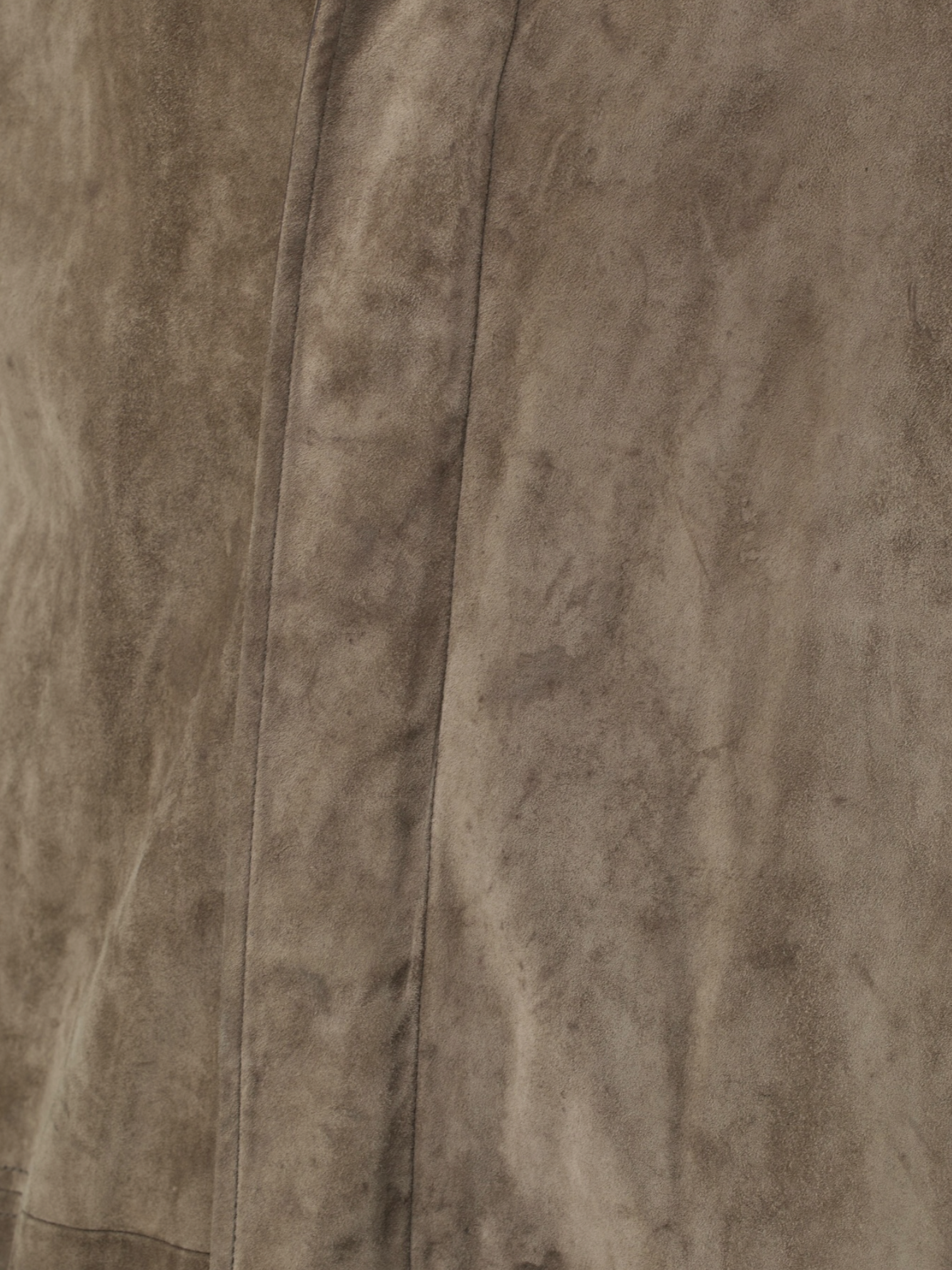 Brioni Dark-Olive Drab Lambskin Suède Coat