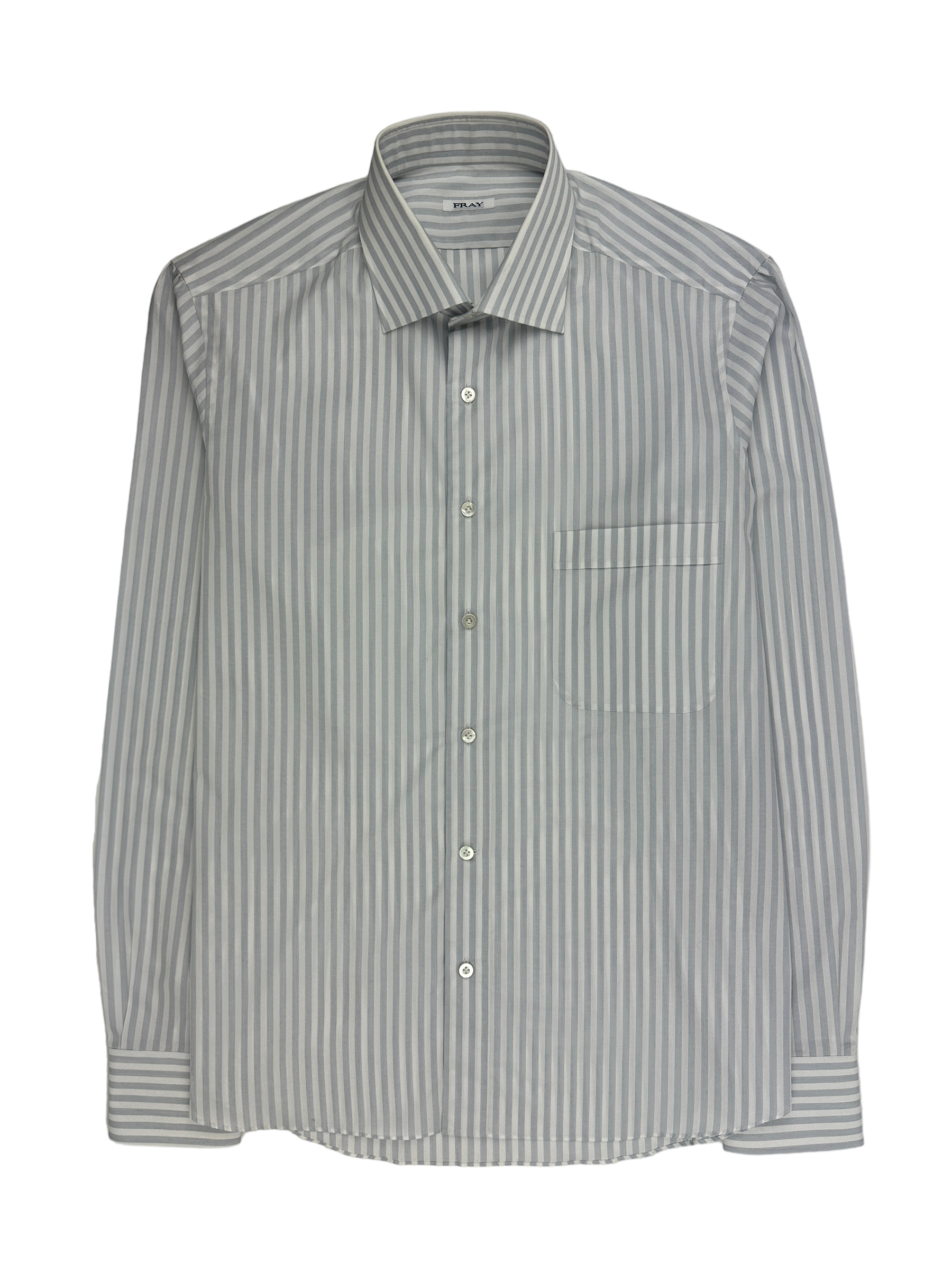 Fray Light Grey Bengal Stripe Shirt