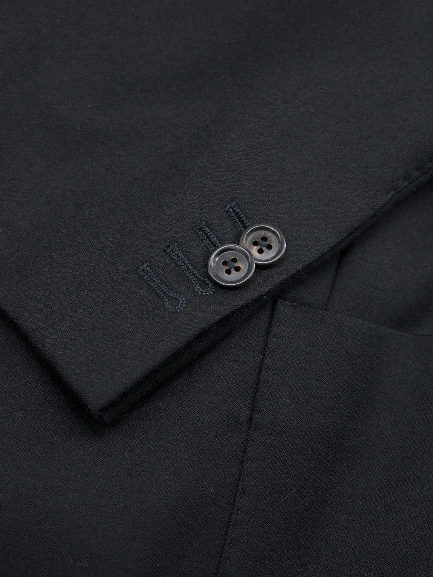 Corneliani Black Machine-Washable Wool Suit