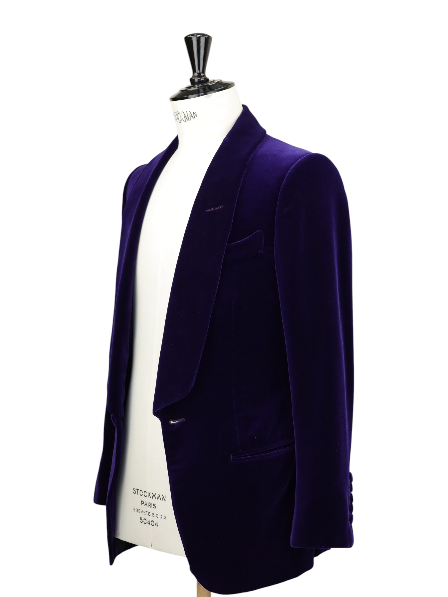 Tom Ford Violet Cotton & Silk Velvet Smoking “Buckingham” Jacket