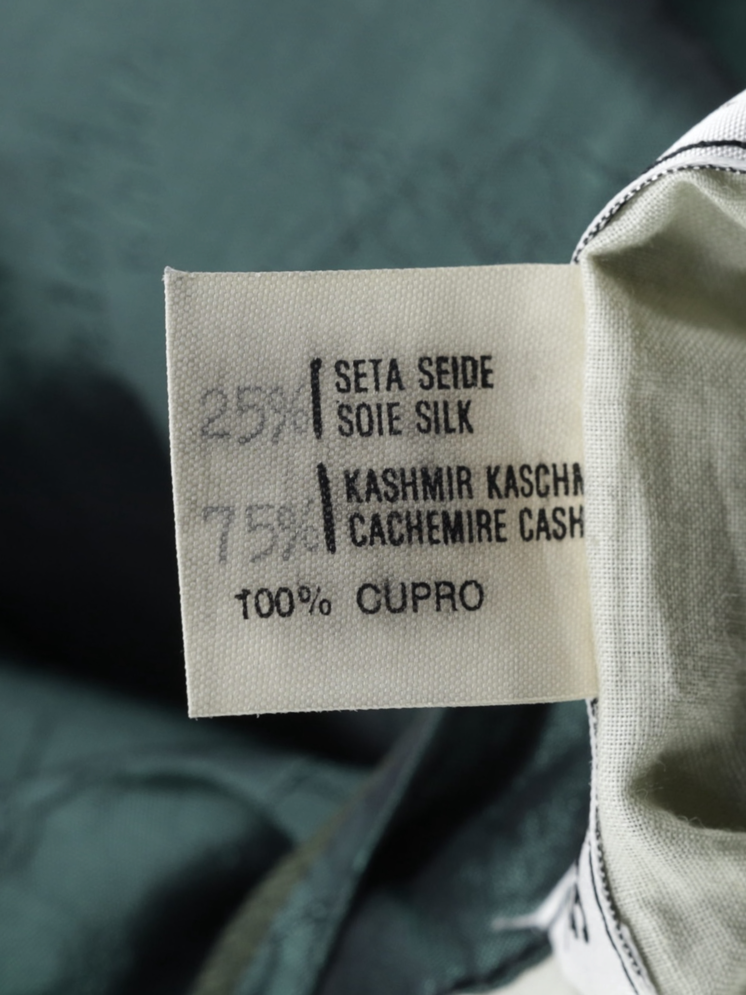 Brioni Forest Green Vintage Cashmere & Silk Double-Breasted Jacket