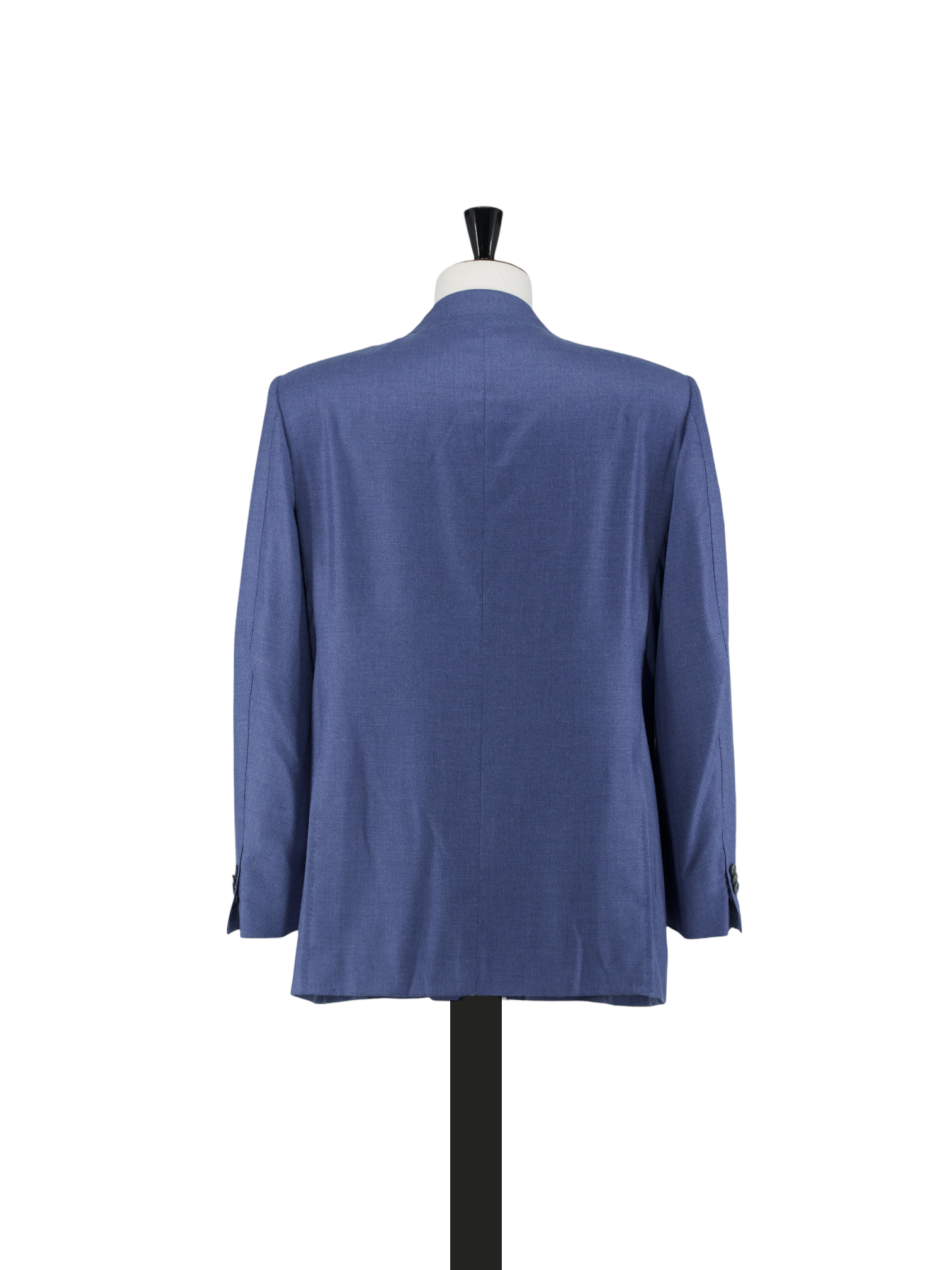 Cesare Attolini Blue Pure Cashmere Double-Breasted Twill Jacket