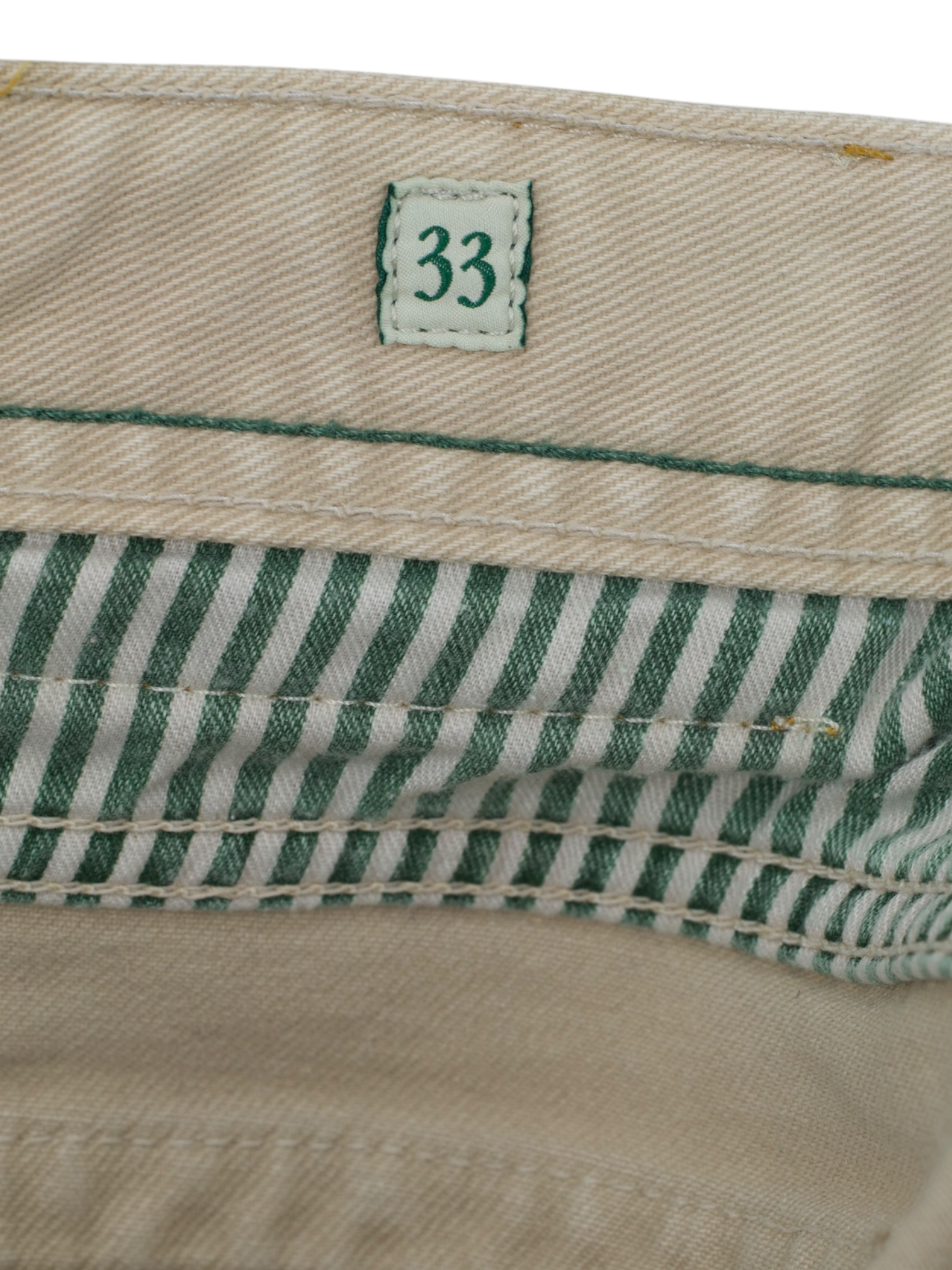 Luigi Borrelli Ecru Rough Cotton-Stretch Twill 5-Pocket Jeans